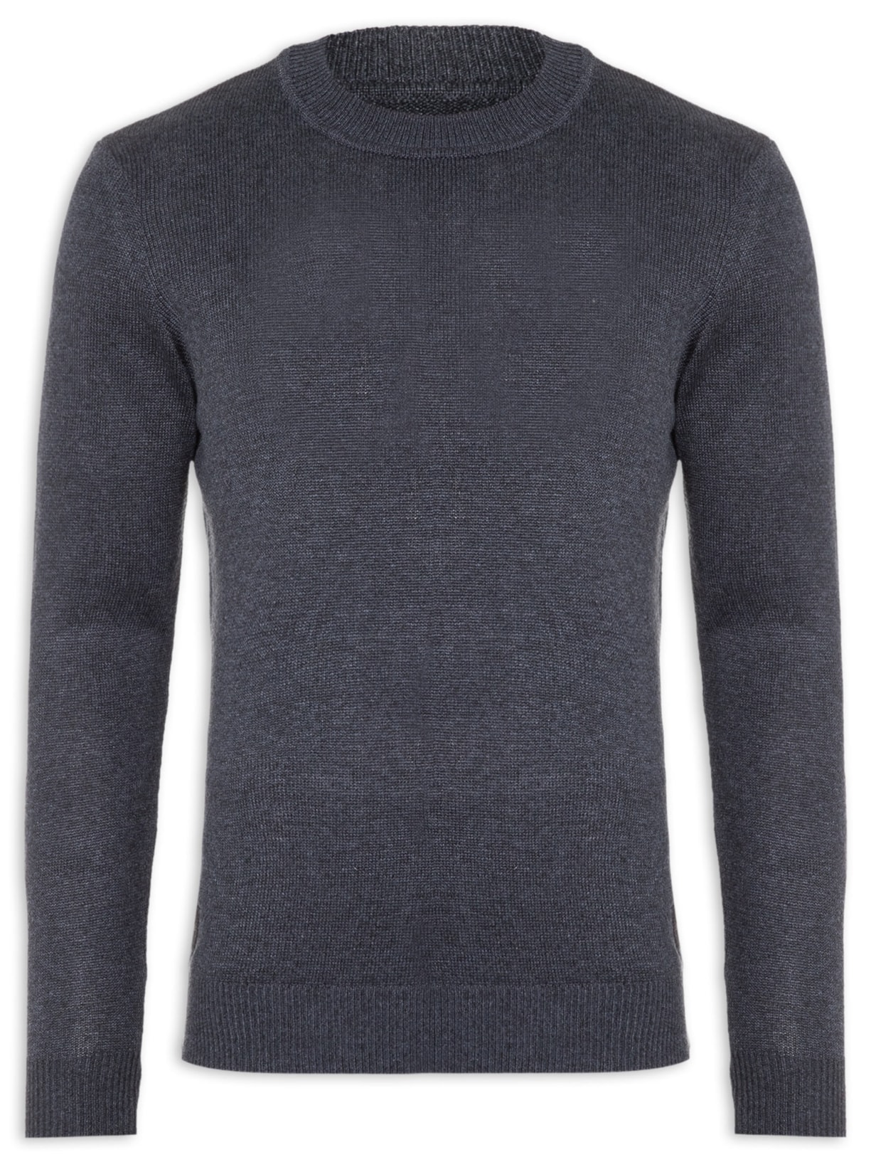 Sueter Masculino Tricot Rib Heavy Sweater - Azul