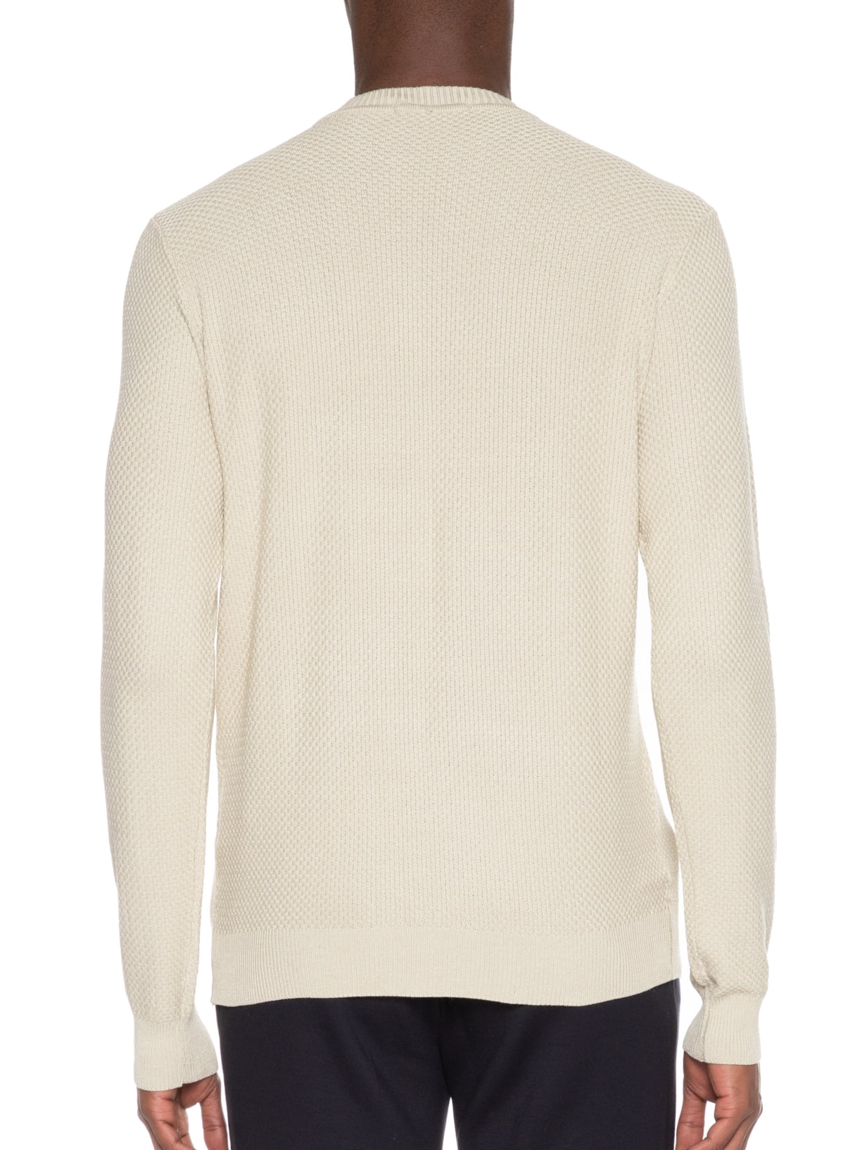 Suéter Masculino Tricot Texturizado Bege '2 Essential