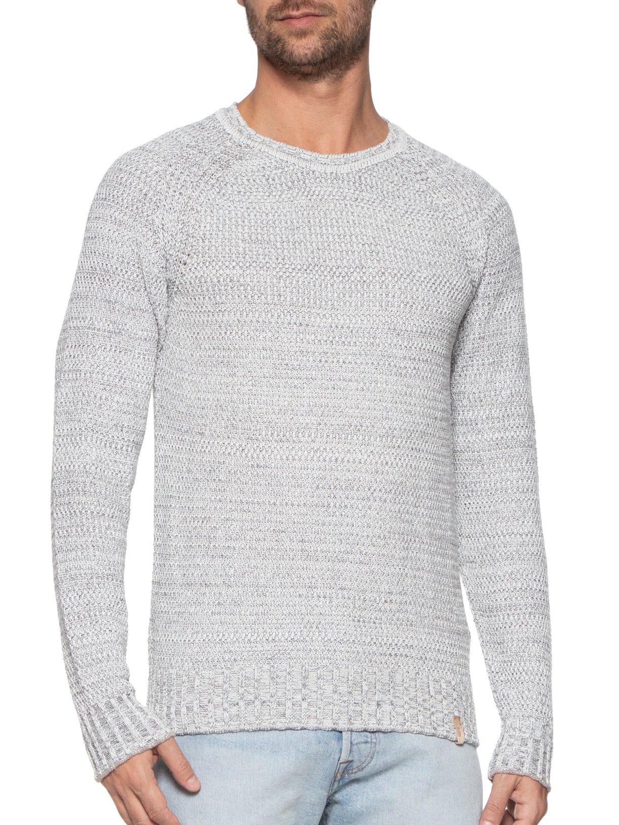 Suéter Masculino Tricot Winter Cinza Pineapple