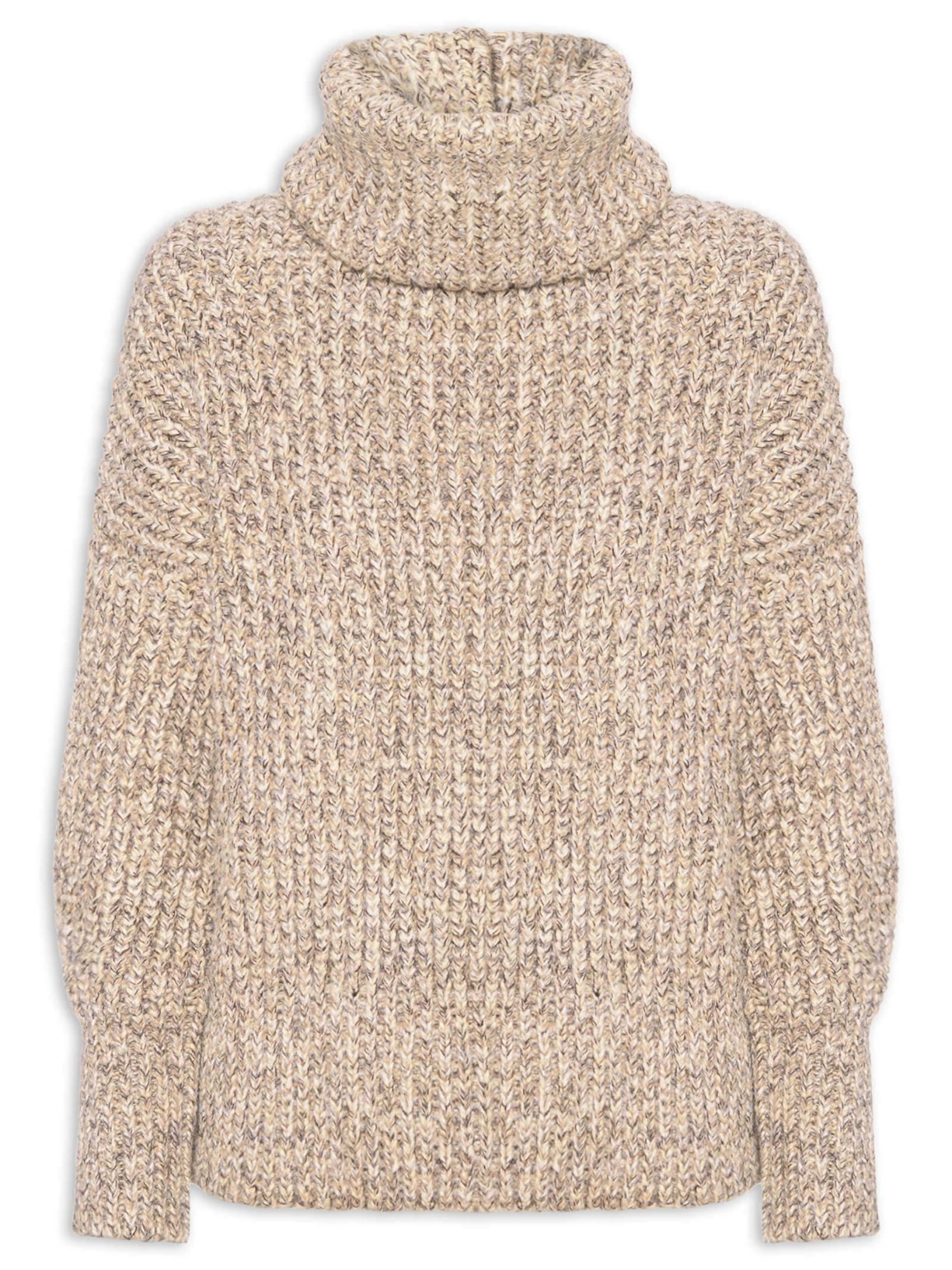 Suéter Maxipull Pérola Bege Anselmi