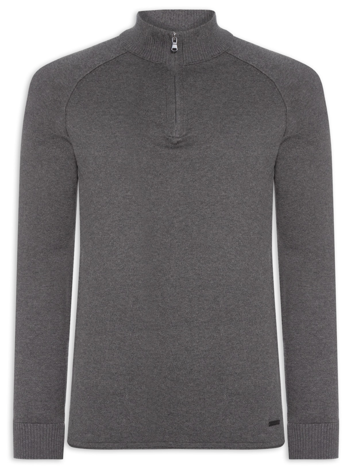 Suéter Tricot Masculino Cashmere Aspen - Cinza