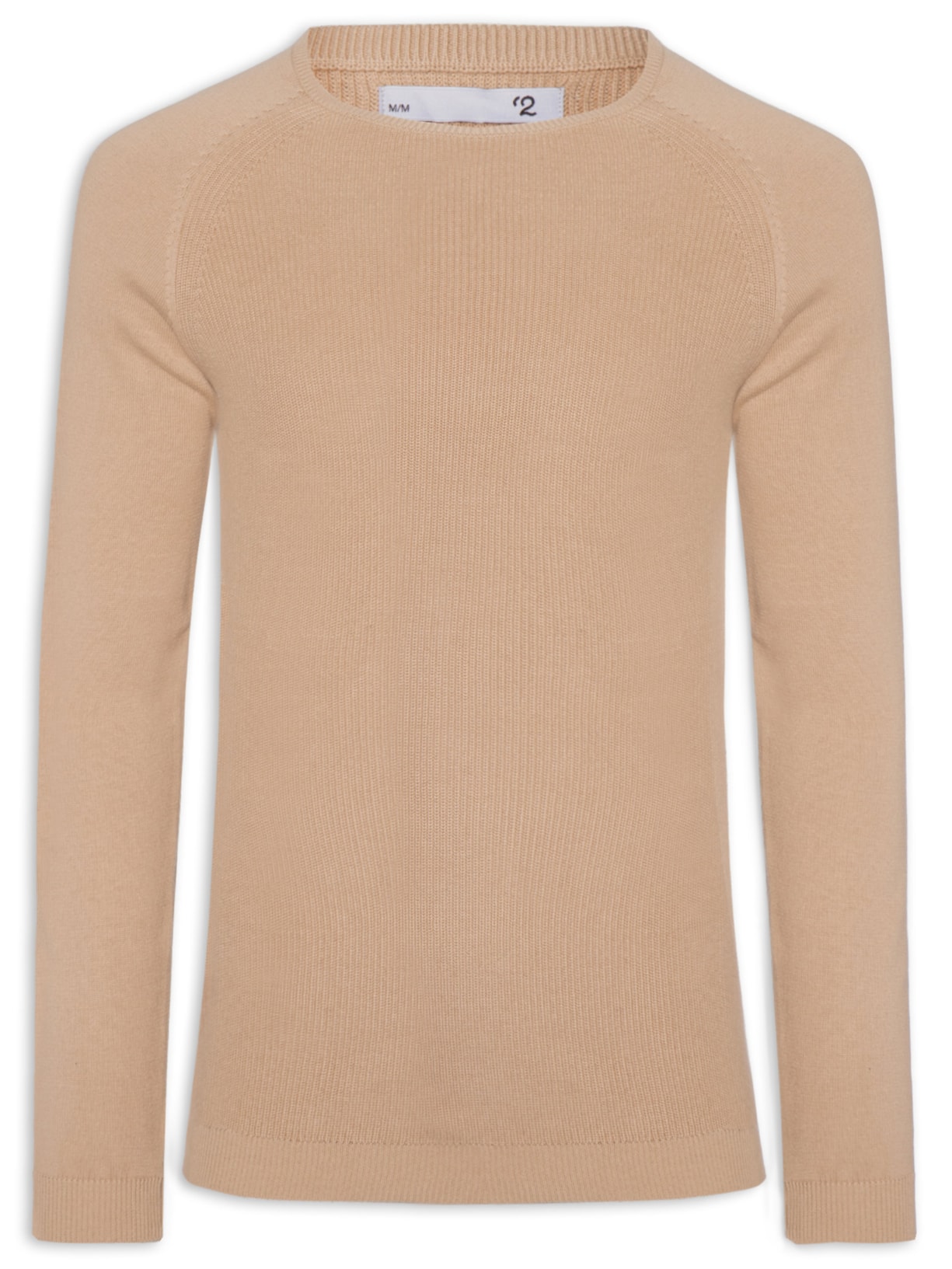 Suéter Tricot Masculino Corpo Tranças Mg Lisa - Bege