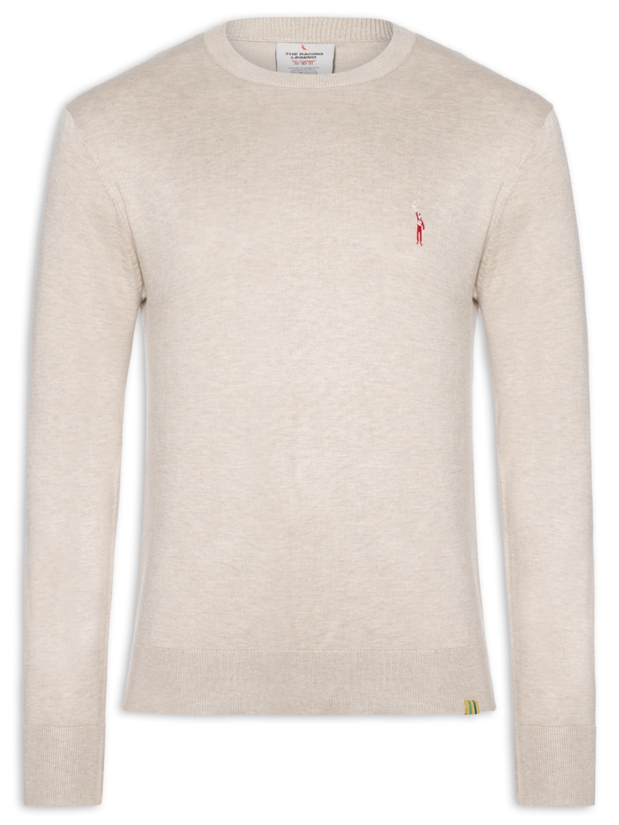 Suéter Tricot Masculino Manga Longa Touch Senna - Bege