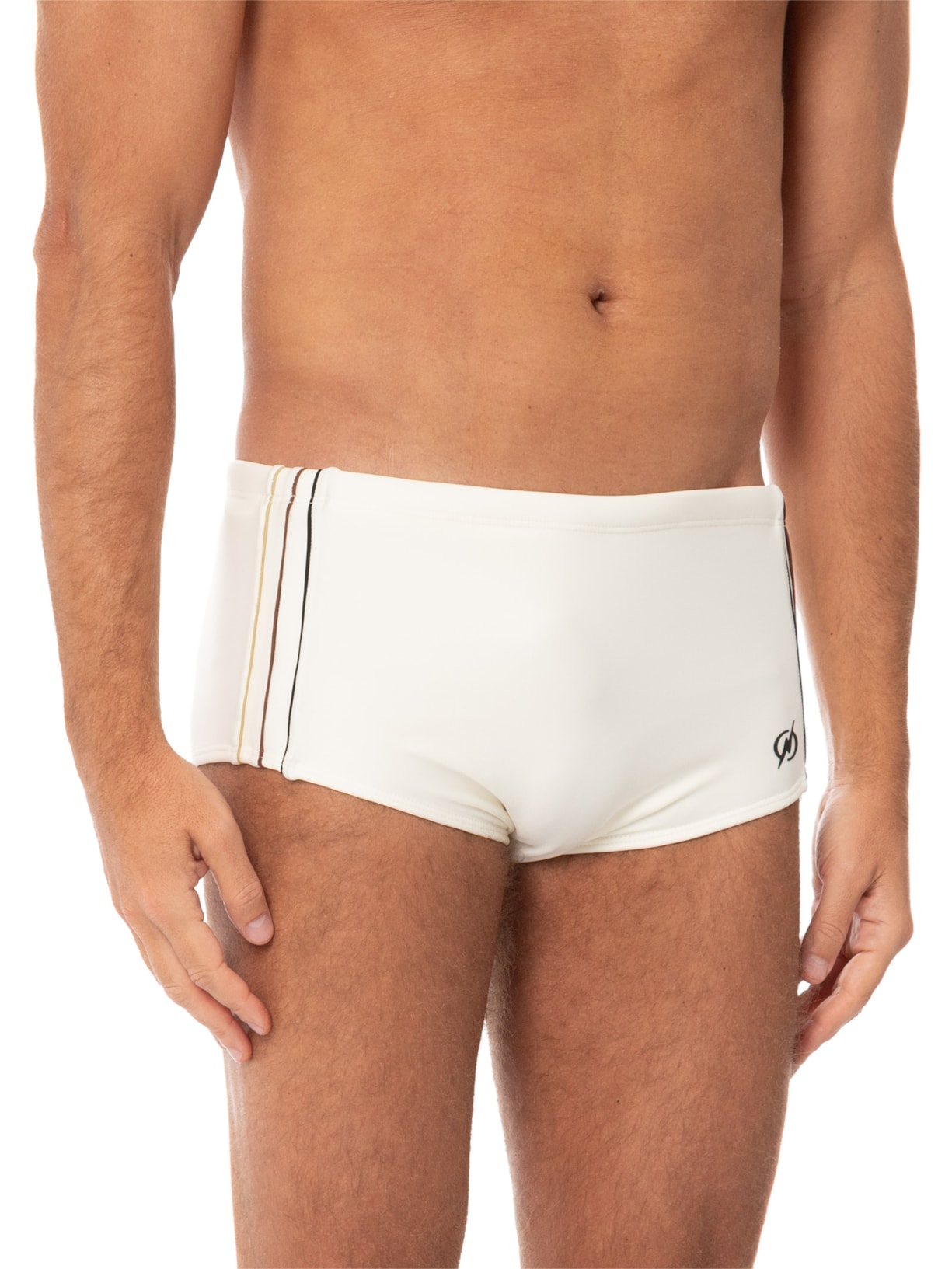 Sunga Boxer Army Capuccino Off White Blueman