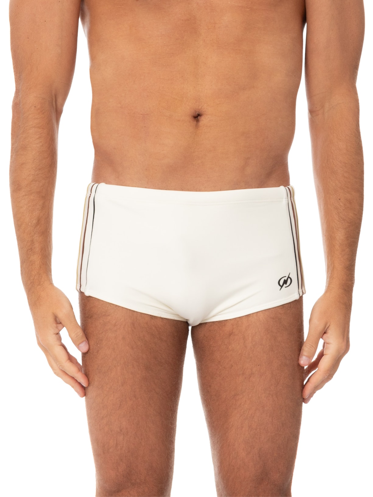 Sunga Boxer Army Capuccino Off White Blueman