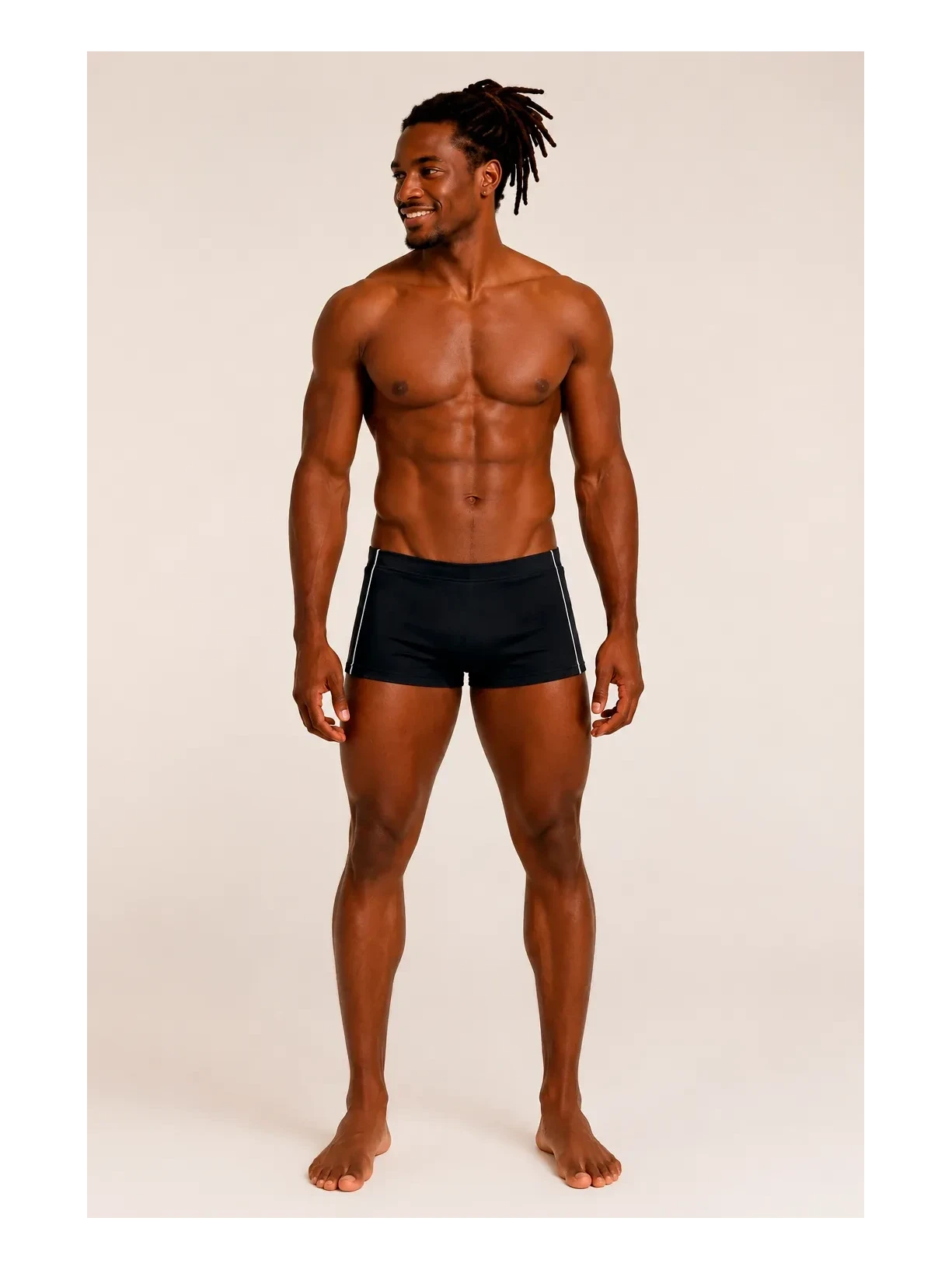 Sunga Boxer com Vivo Rafael  Preta Suntime