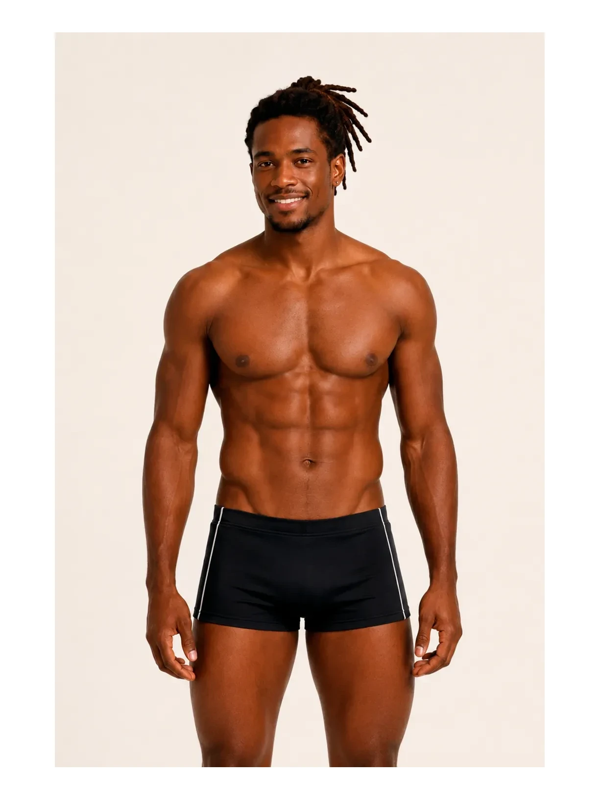 Sunga Boxer com Vivo Rafael  Preta Suntime