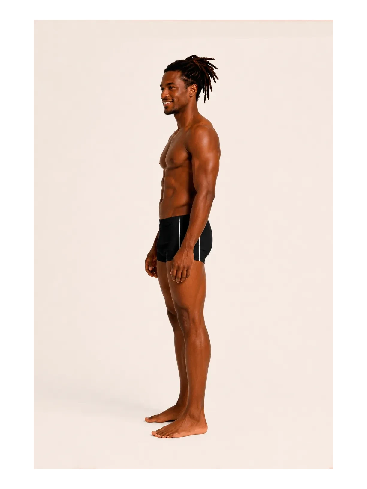 Sunga Boxer com Vivo Rafael  Preta Suntime