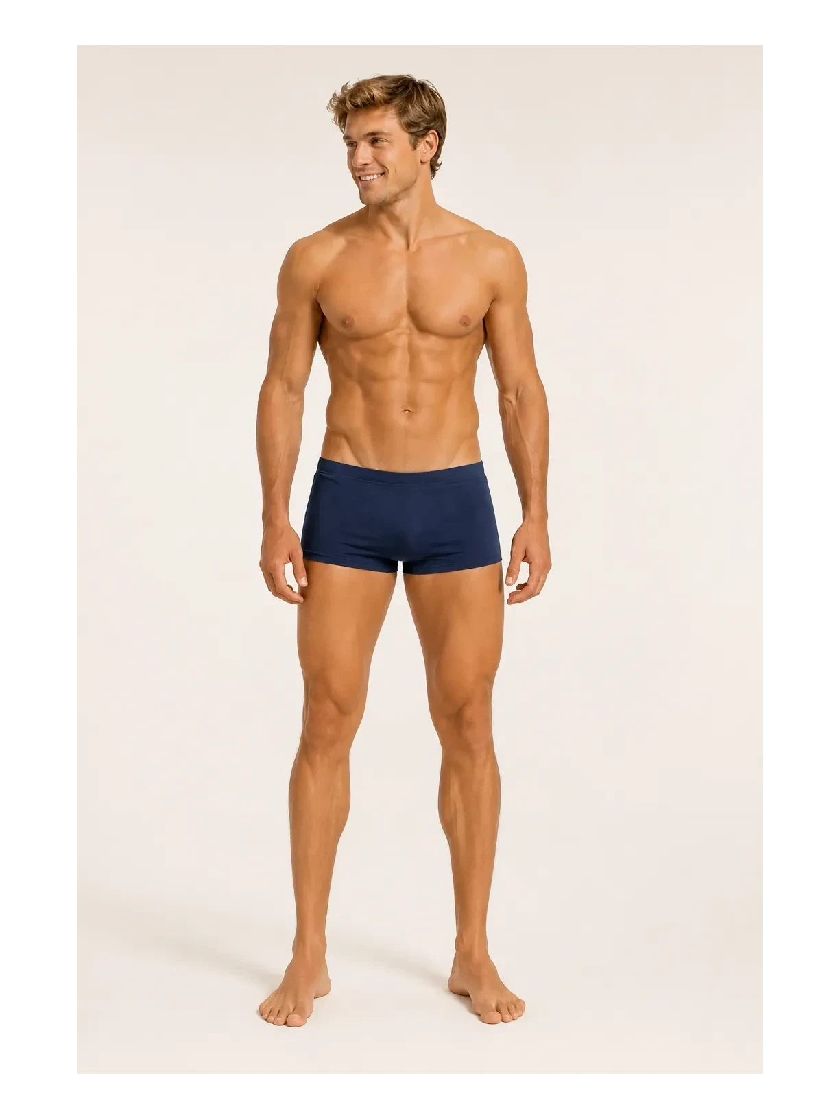 Sunga Boxer Gael Piquet Marinho Suntime