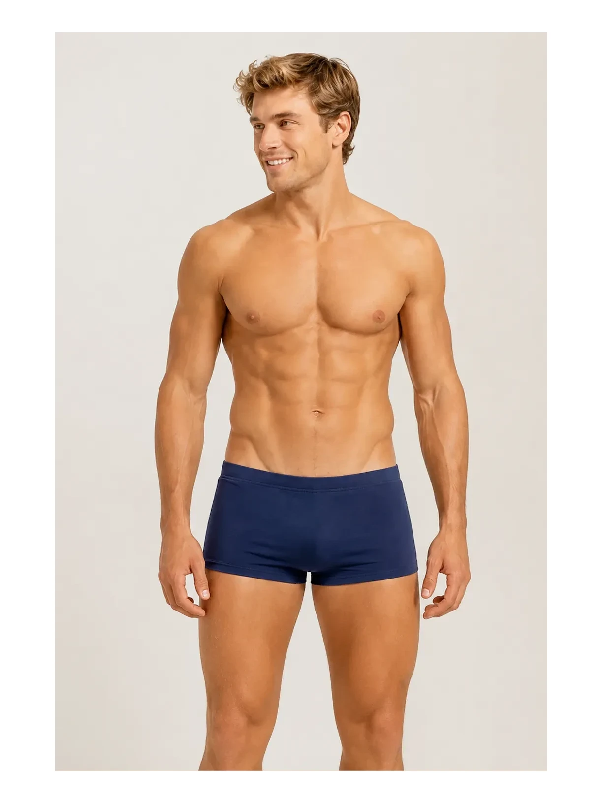 Sunga Boxer Gael Piquet Marinho Suntime