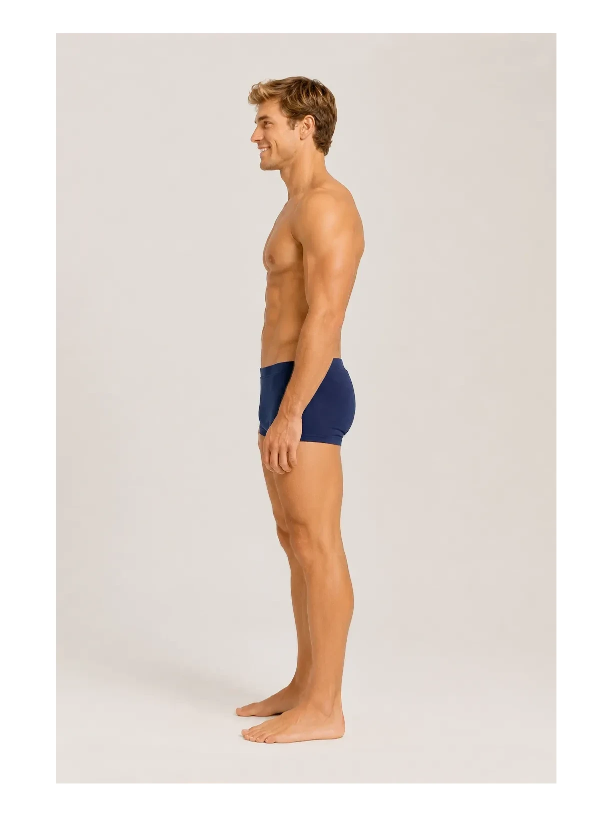 Sunga Boxer Gael Piquet Marinho Suntime