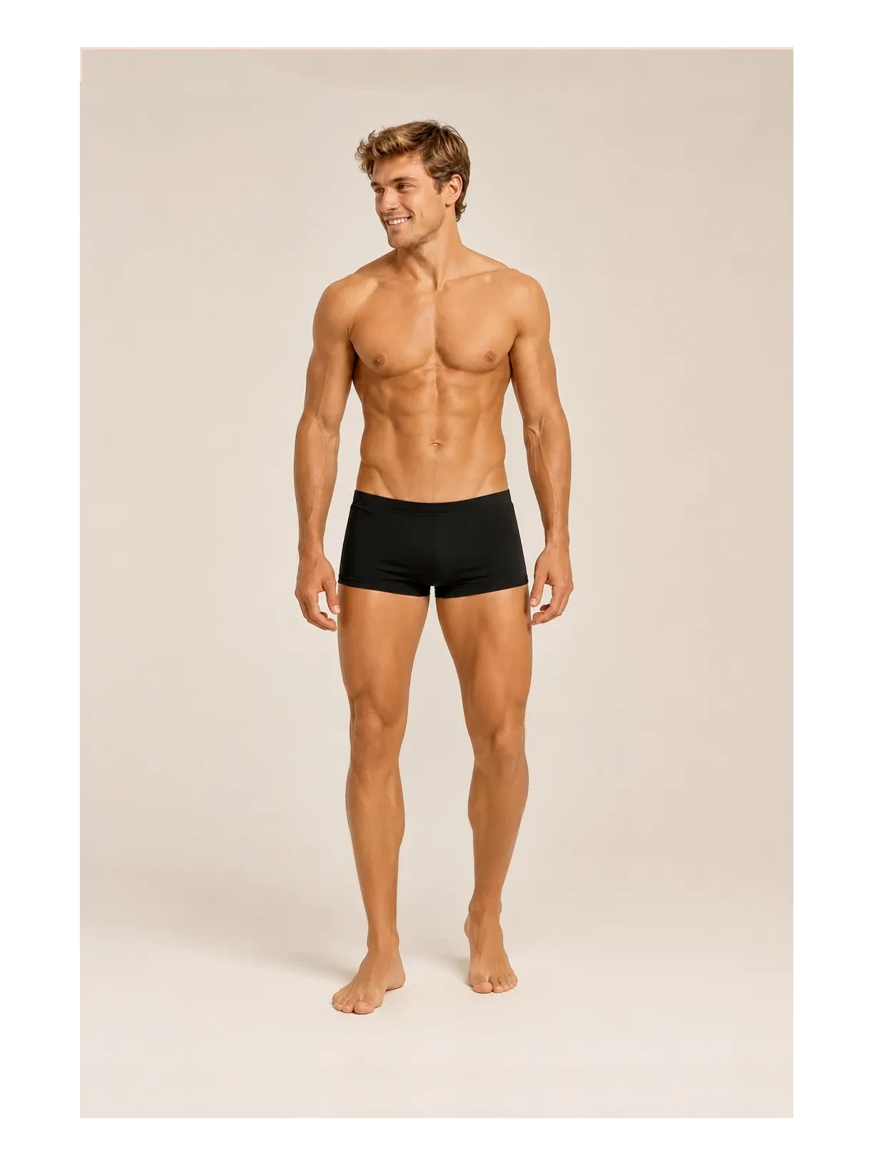 Sunga Boxer Gael Piquet Preta Suntime