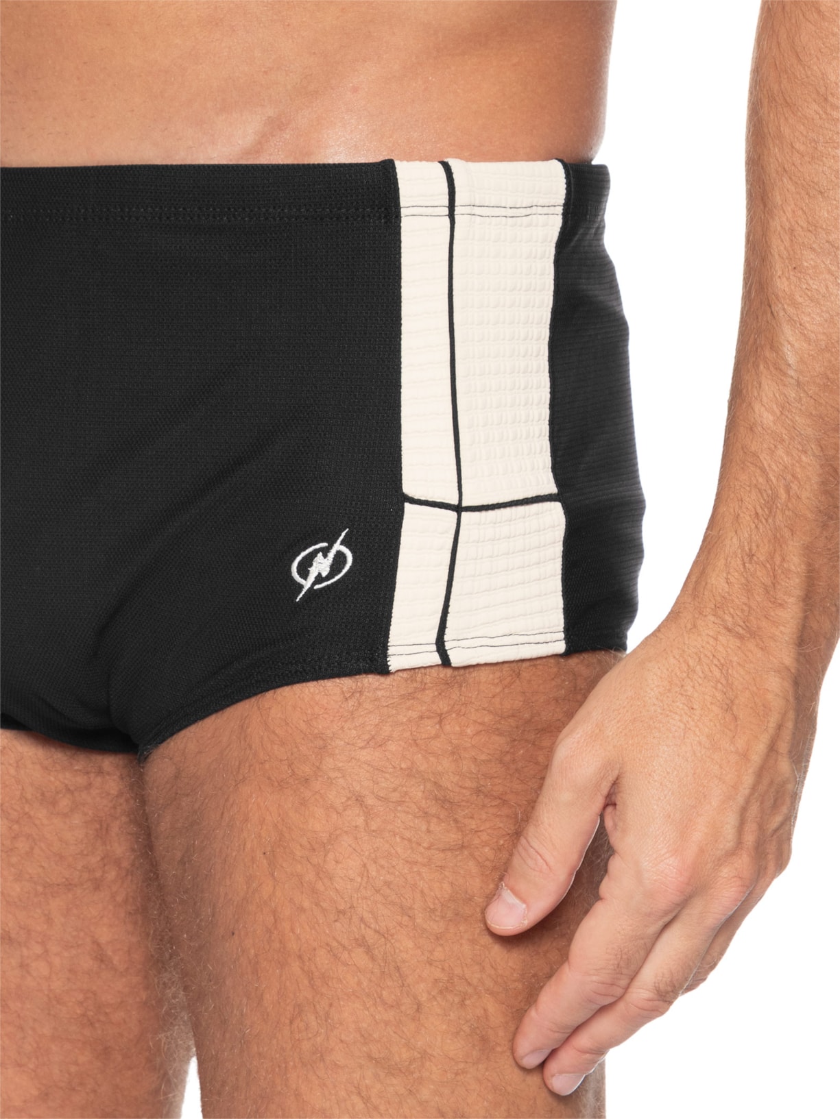 Sunga Boxer Masculina Army Azulejo Tweed – Preto Blueman