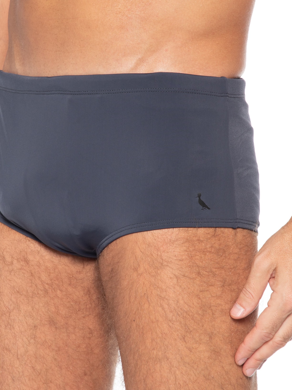 Sunga Boxer Masculina Lisa Beach Radical Sport Cinza Reserva