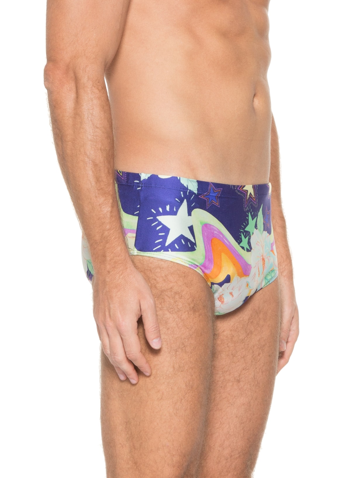 Sunga Country Ceu De Flor Azul Blueman
