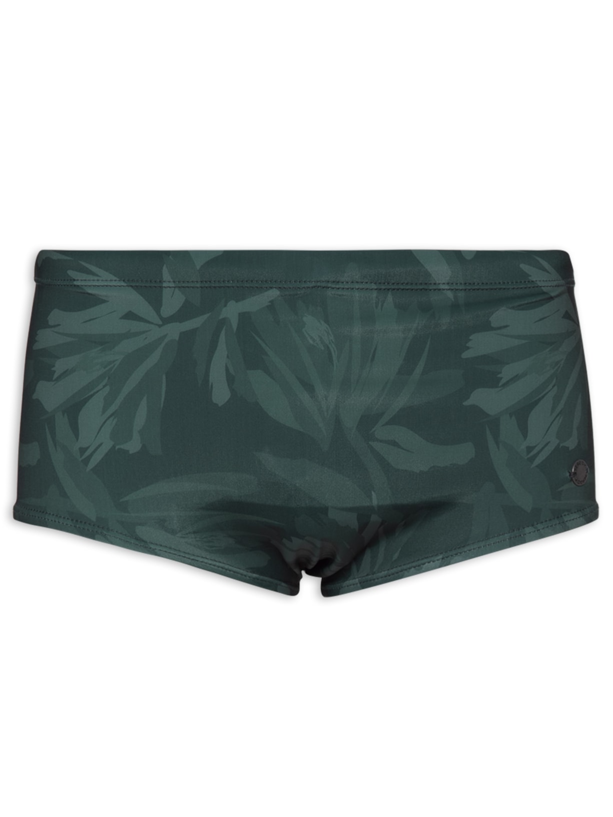 Sunga Estampada Flower Tint - Verde