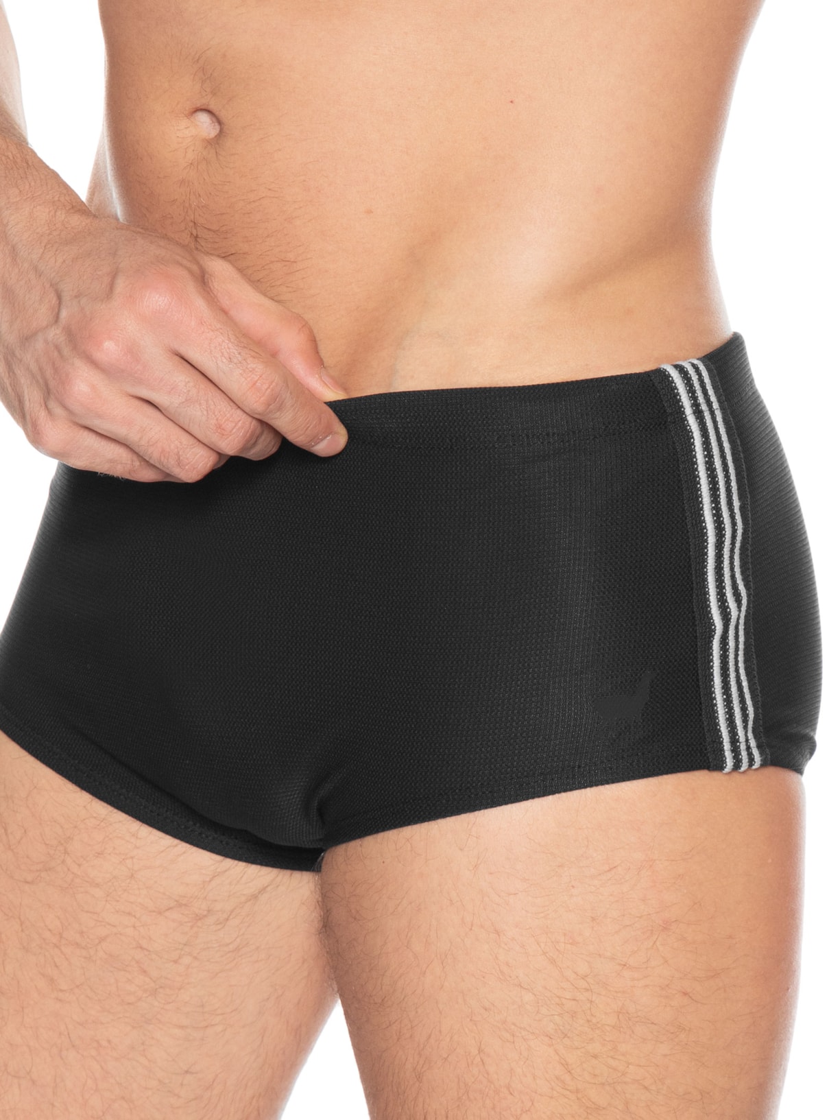 Sunga Masculina Boxer Texturizada com Cadarço Preto Zapalla