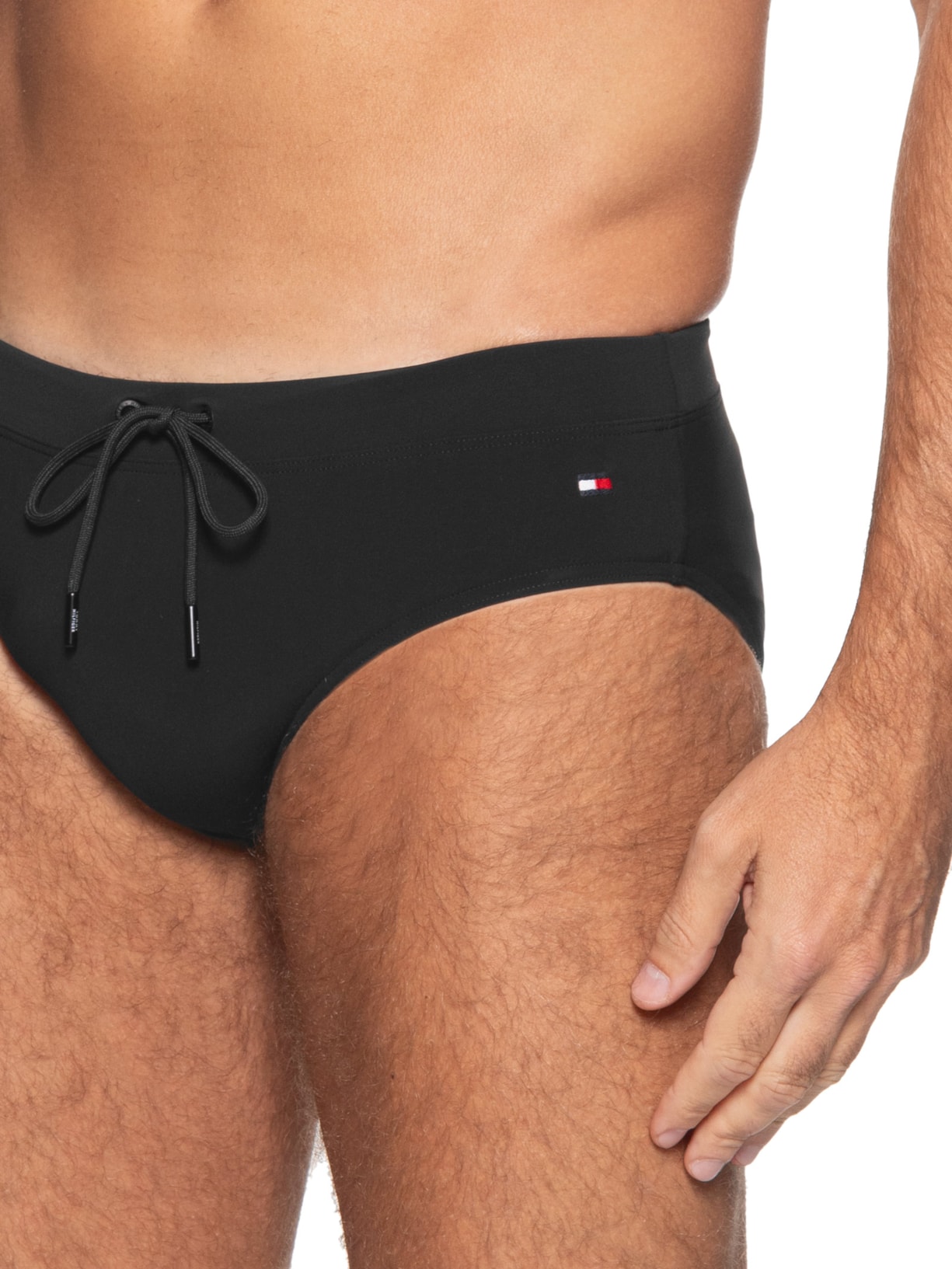 Sunga Masculina Brief Com Logo Preto Tommy Hilfiger