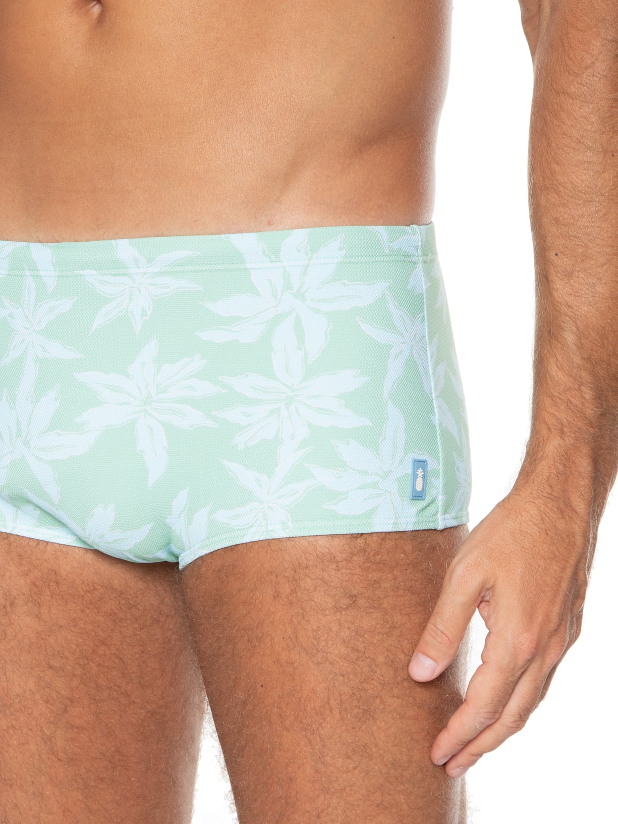 Sunga Masculina Estampada Benquirai Verde Pineapple