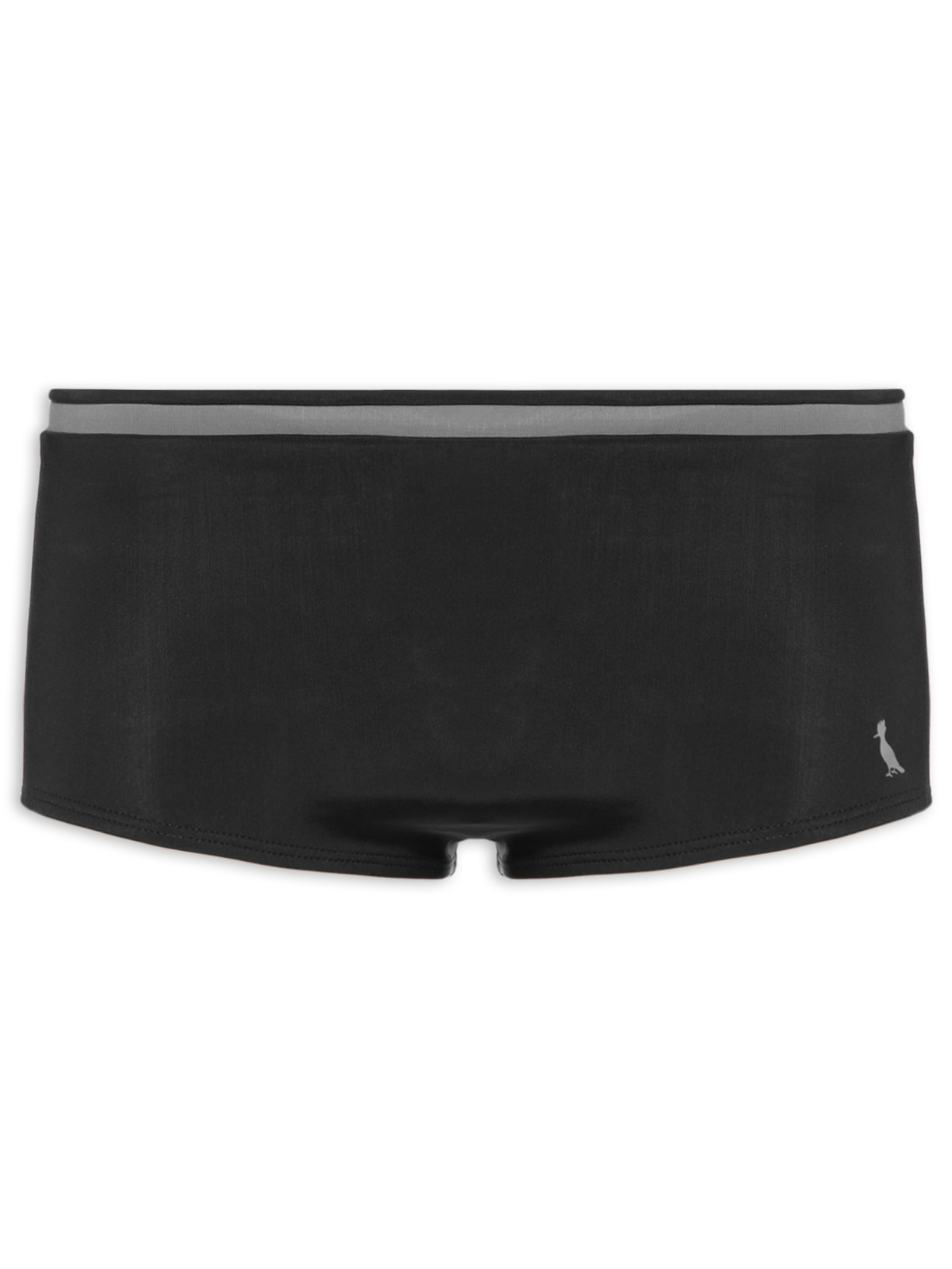 Sunga Recorte Superior E Lateral - Cinza