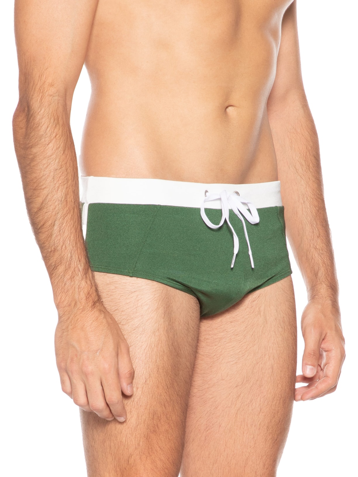 Sunga Retro Side Tape Verde Osklen