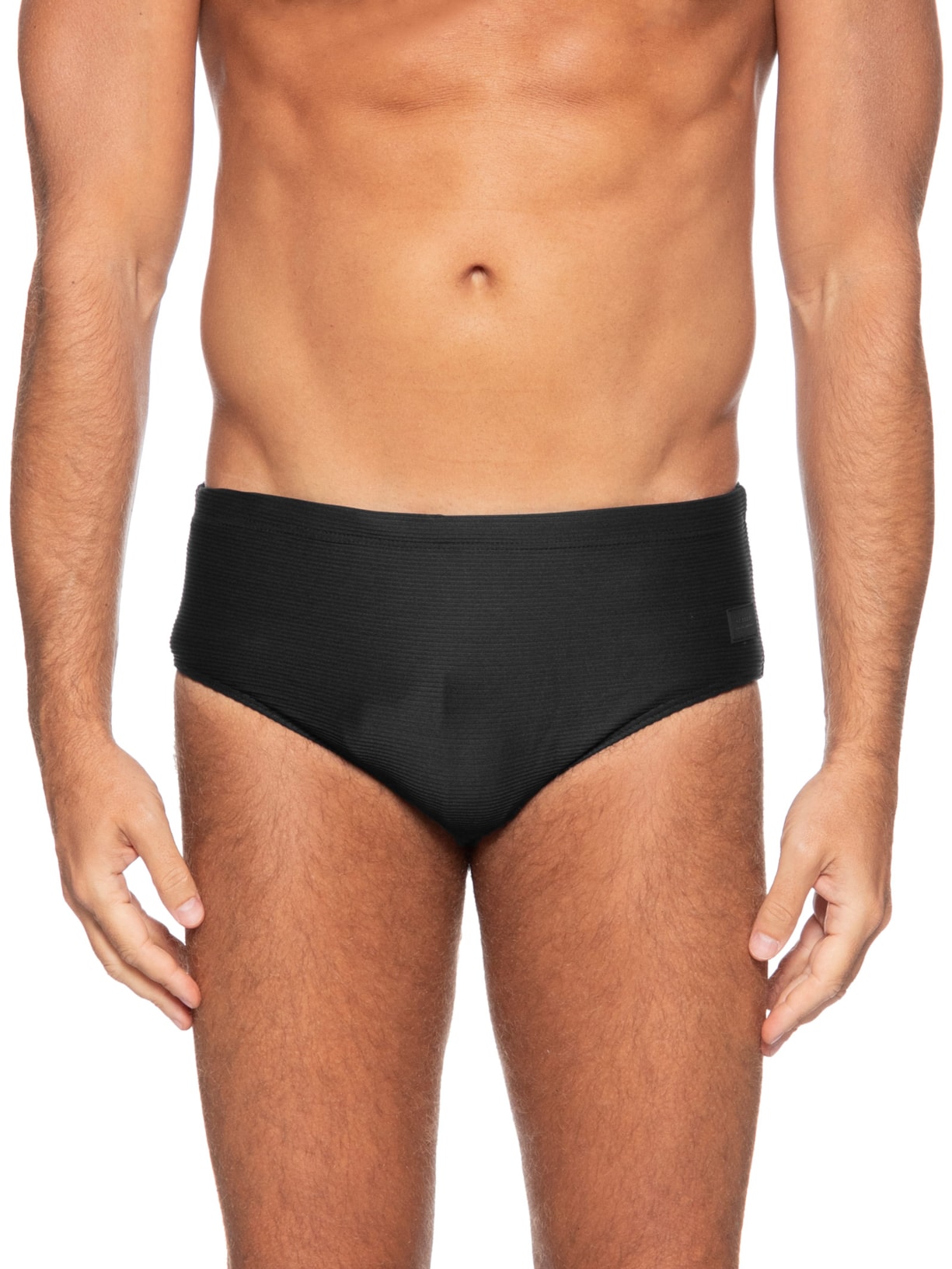 Sunga Slim Canvas Tex Preto Osklen