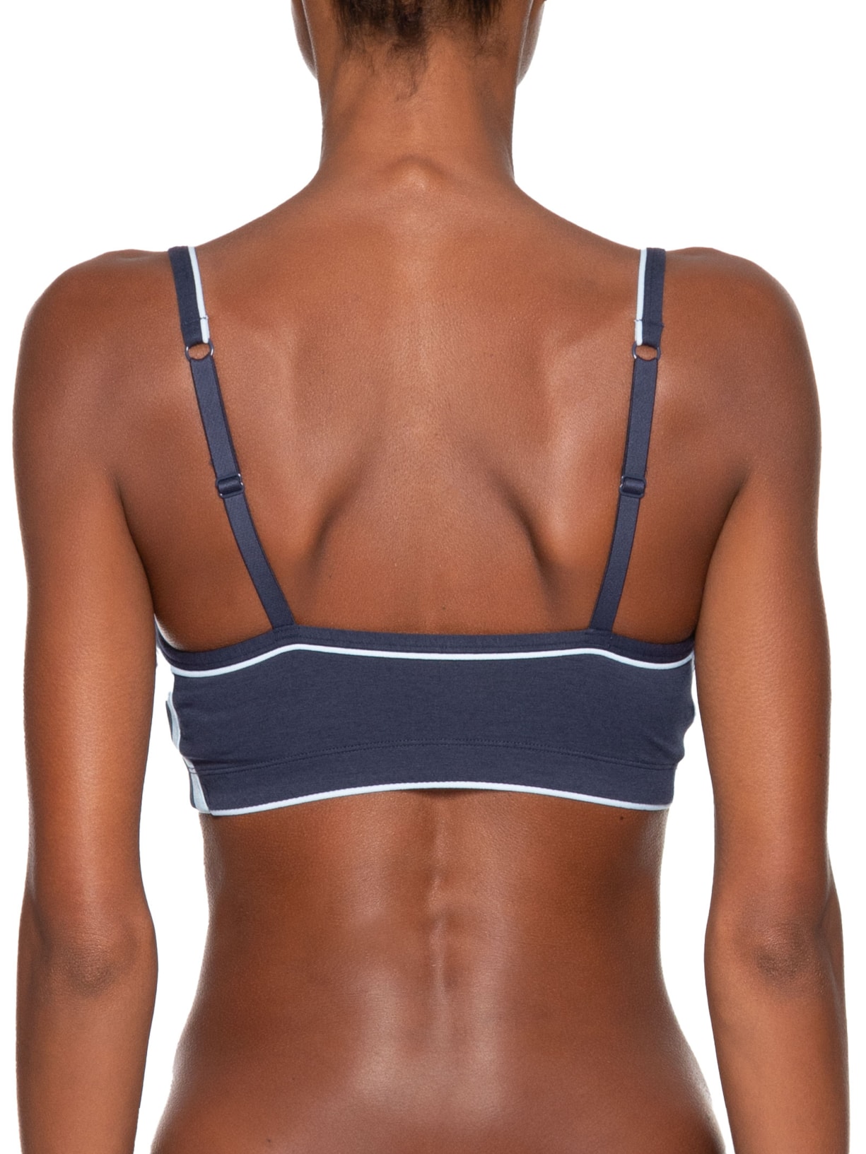 Sutiã Adicolor Comfort Flex Cotton Scoop Bralette Azul Adidas Originals Underwear