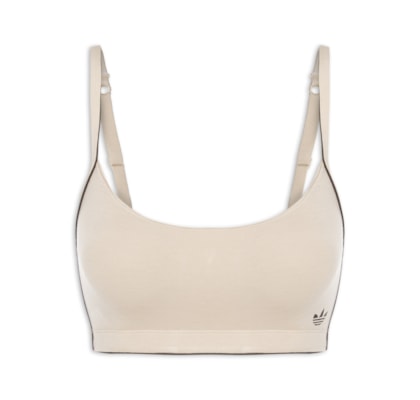 Sutiã Adicolor Comfort Flex Cotton Scoop Bralette - Bege