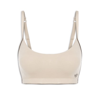 Sutiã Adicolor Comfort Flex Cotton Scoop Bralette - Bege