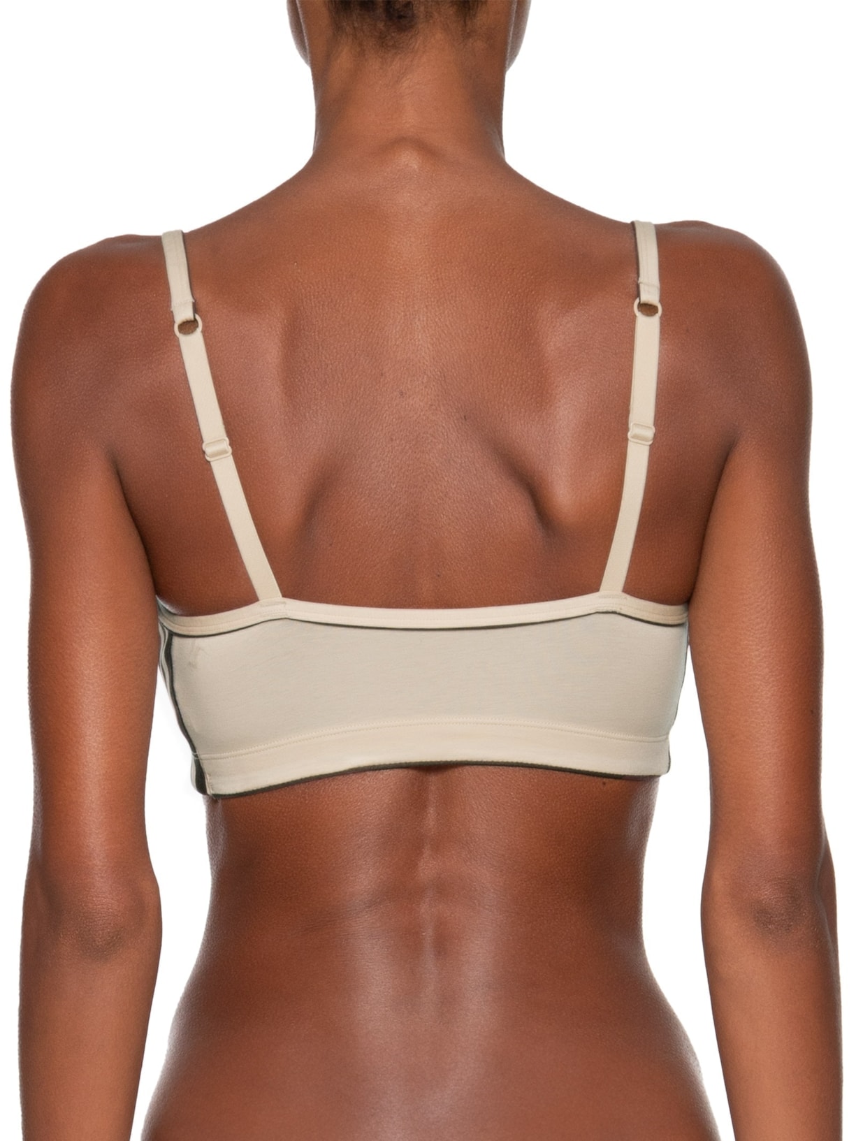 Sutiã Adicolor Comfort Flex Cotton Scoop Bralette Bege Adidas Originals Underwear