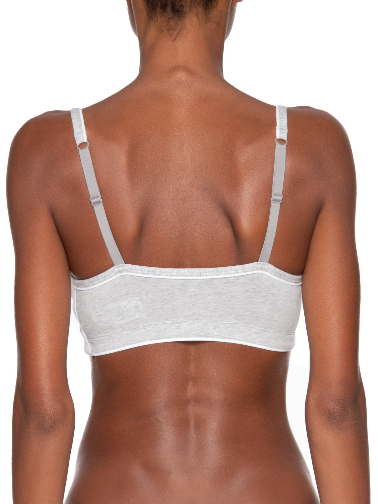 Sutiã Adicolor Comfort Flex Cotton Scoop Bralette Cinza Adidas Originals Underwear