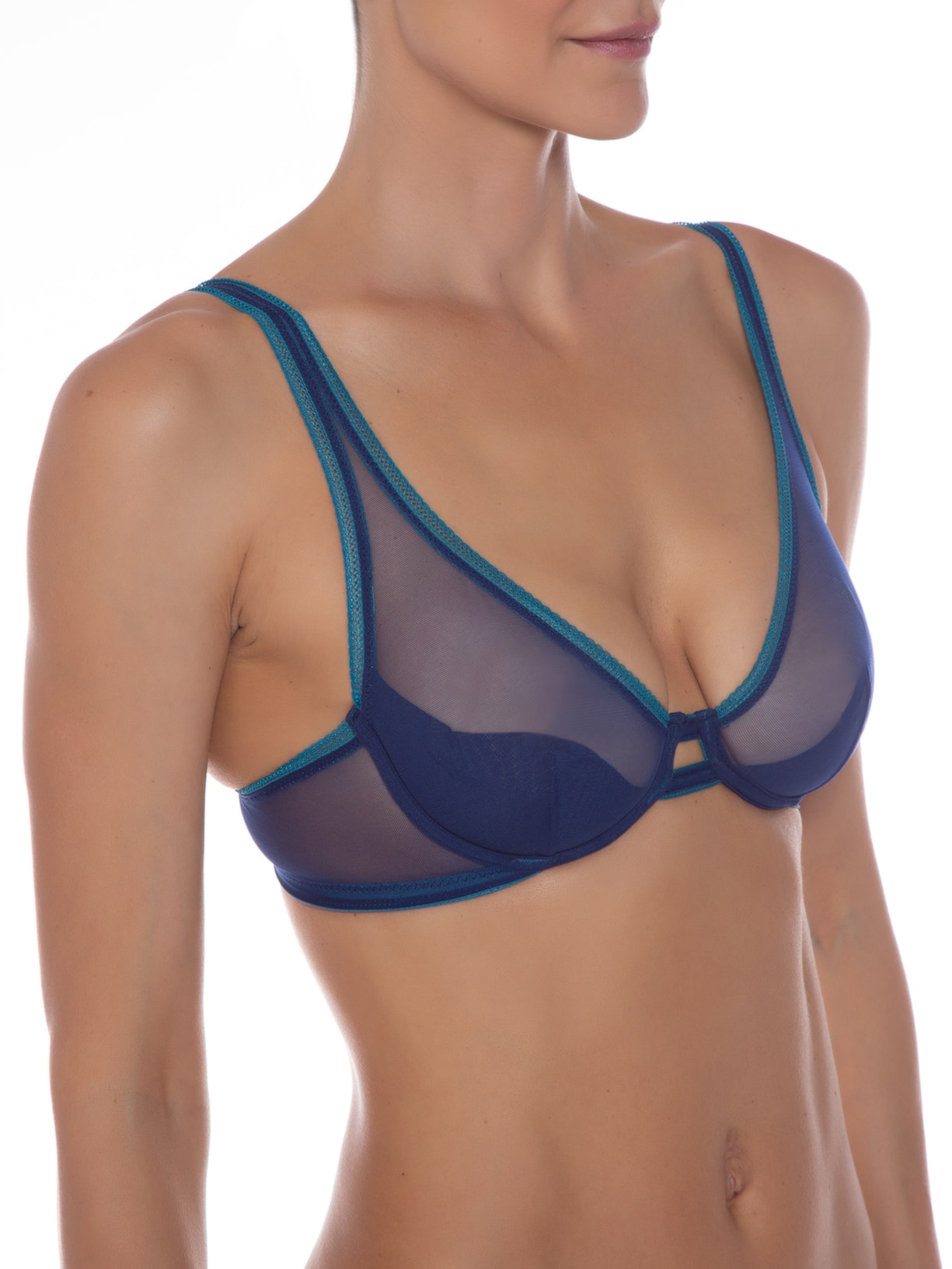 Sutiã Aro Sem Bojo Azul Jogê