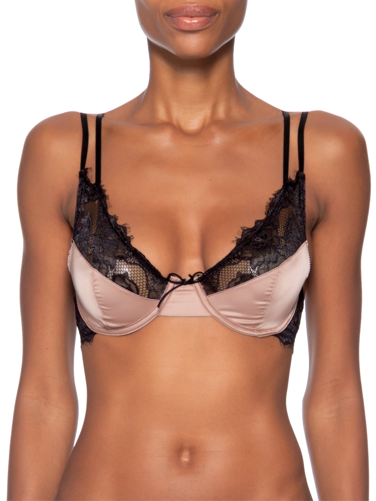 Sutiã Aro Sem Bojo Cetim Marina Rosa Shop2gether + Jogê