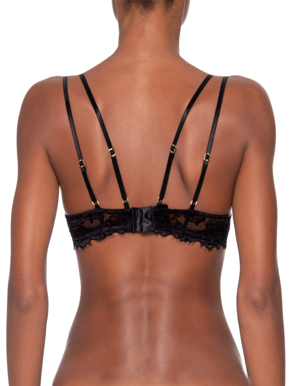 Sutiã Aro Sem Bojo Cetim Marina Rosa Shop2gether + Jogê