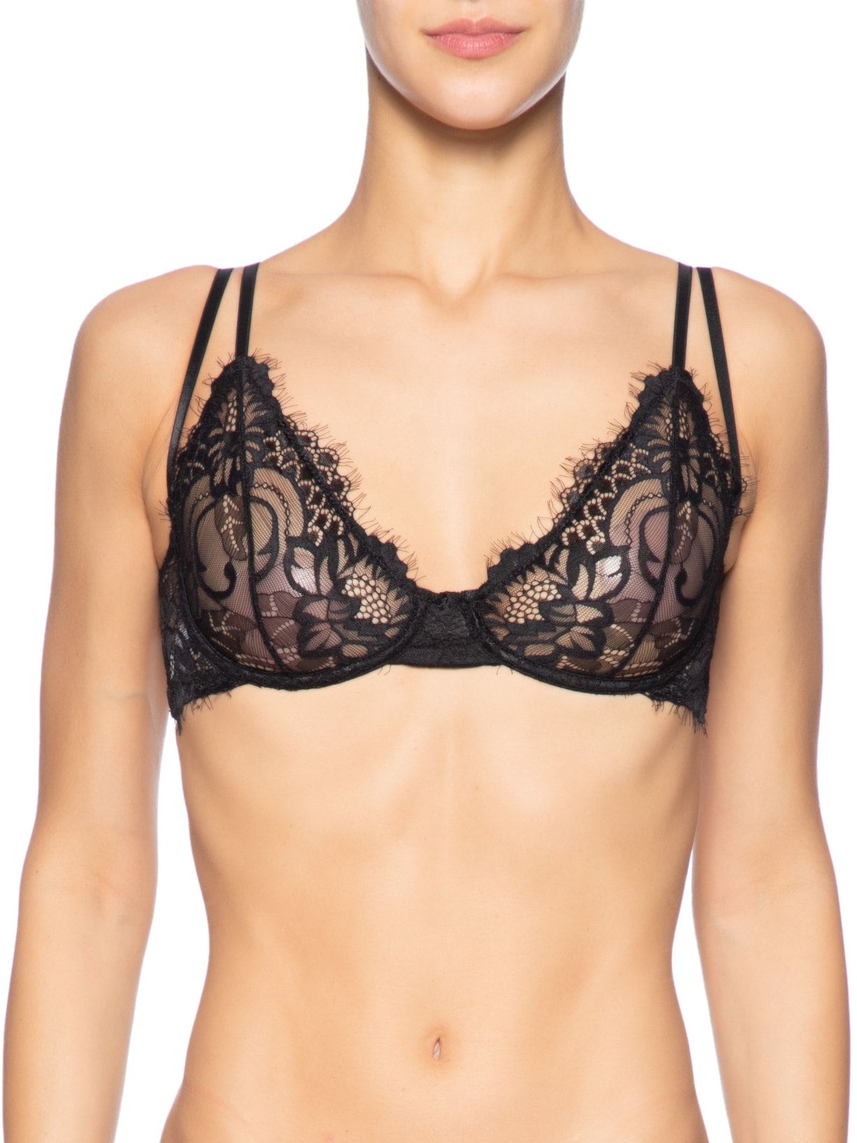 Sutiã Aro Sem Bojo Renda Chloe Preto Jogê