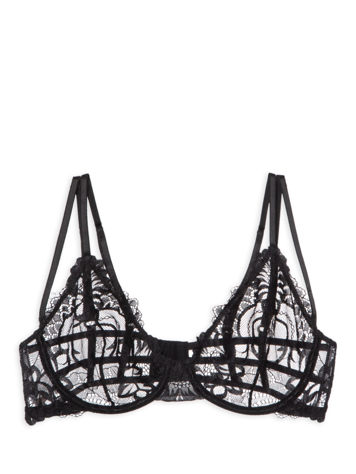 Sutiã Aro Sem Bojo Renda Chloe Preto Jogê