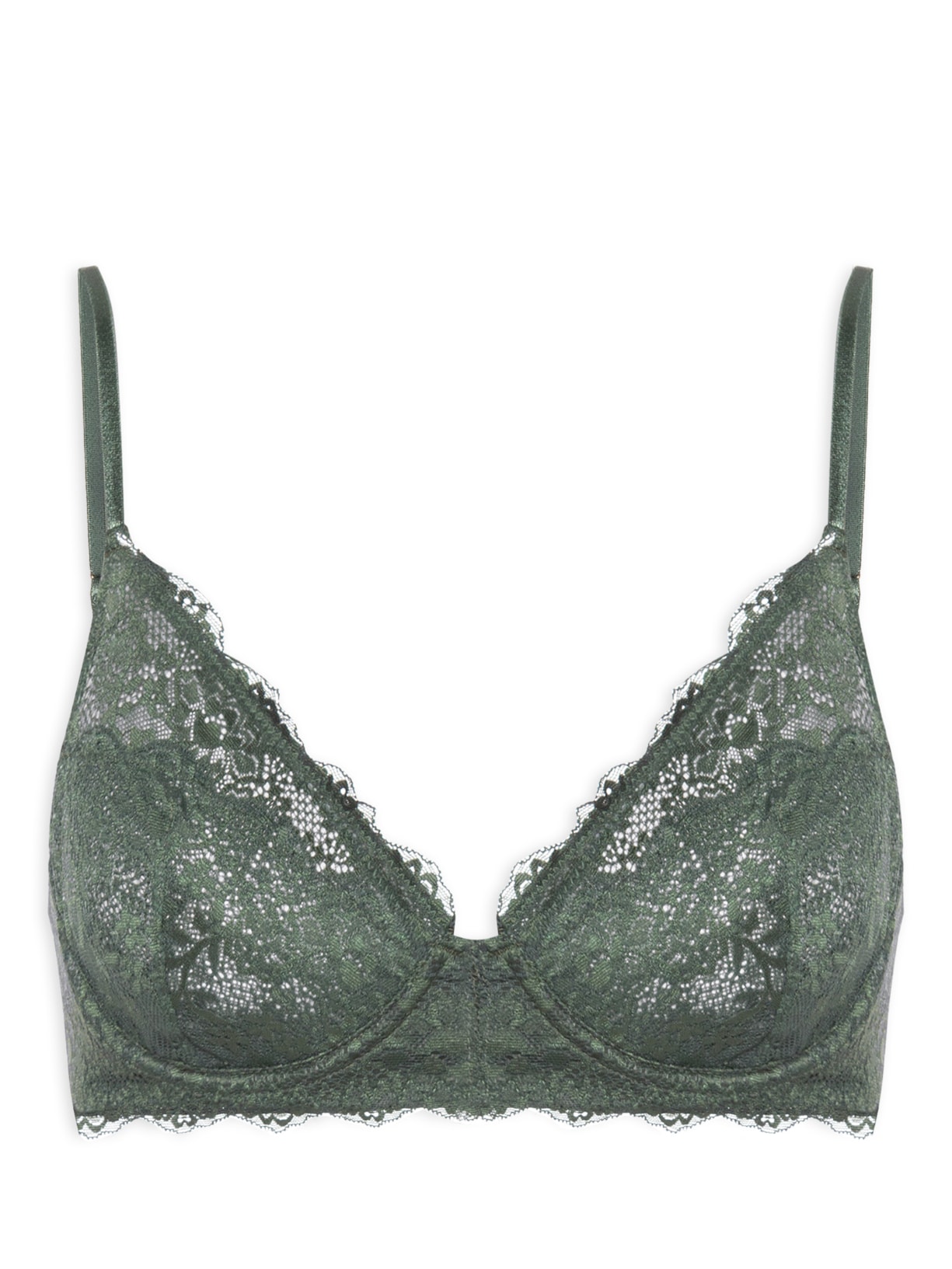 Sutiã Aro Sem Bojo Renda Deep - Verde