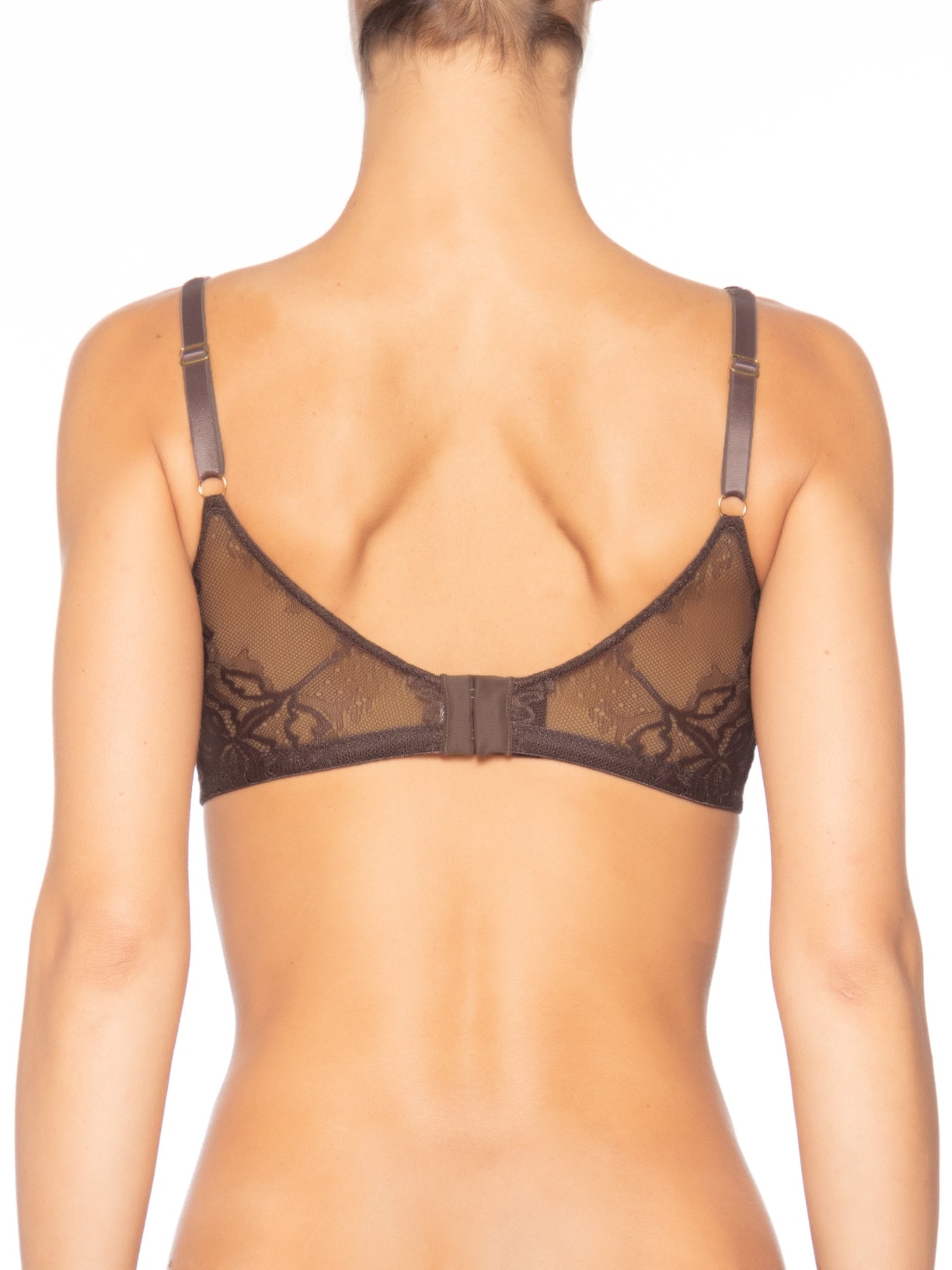 Sutiã Aro Sem Bojo Renda Expresso Glow Marrom Jogê