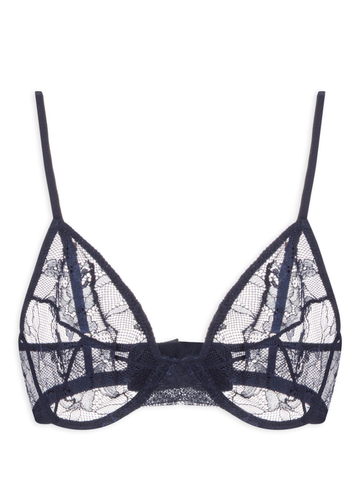 Sutiã Aro Sem Bojo Renda Karine - Azul