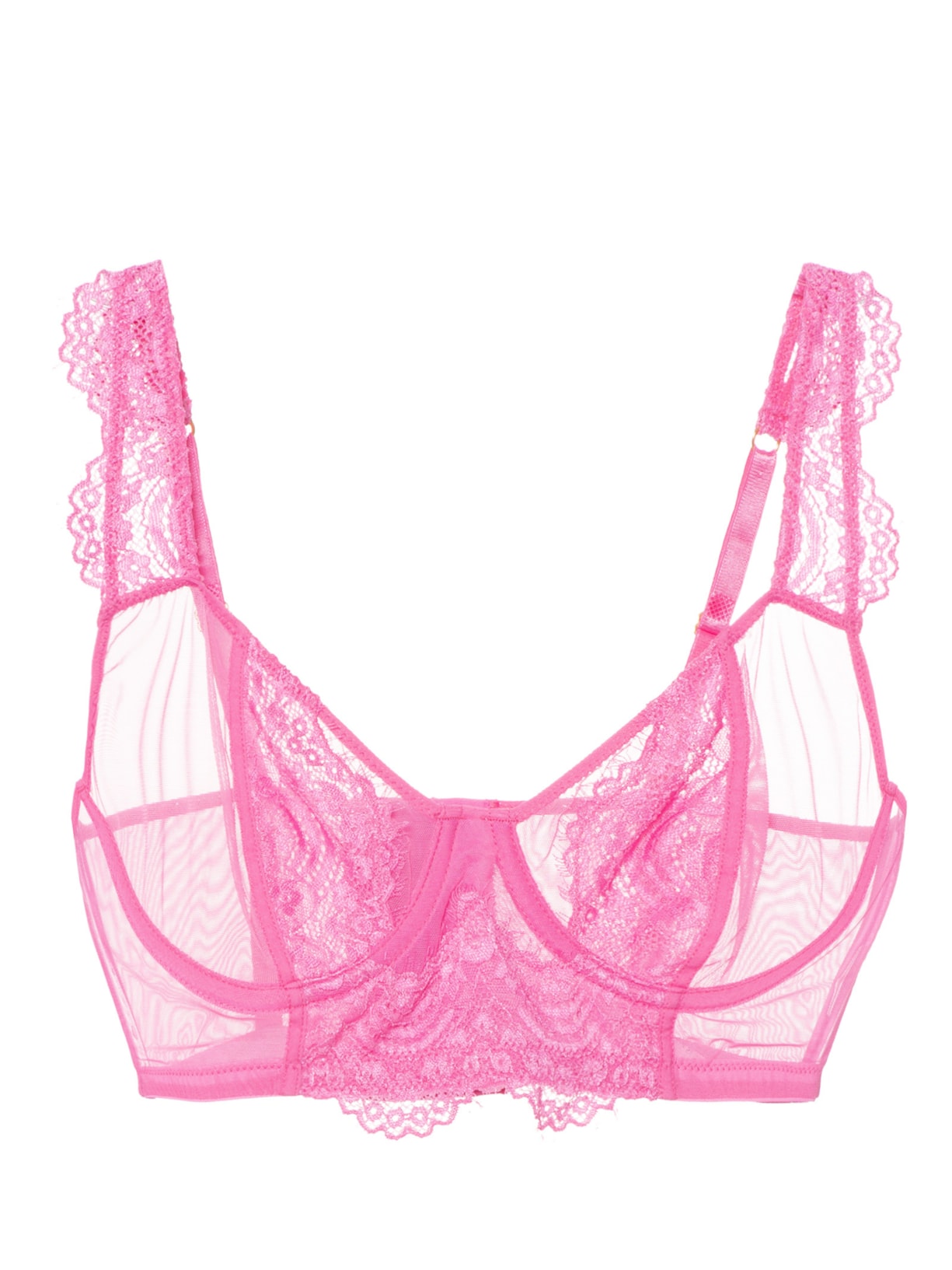 Sutiã Aro Sem Bojo Tule Madrid - Rosa