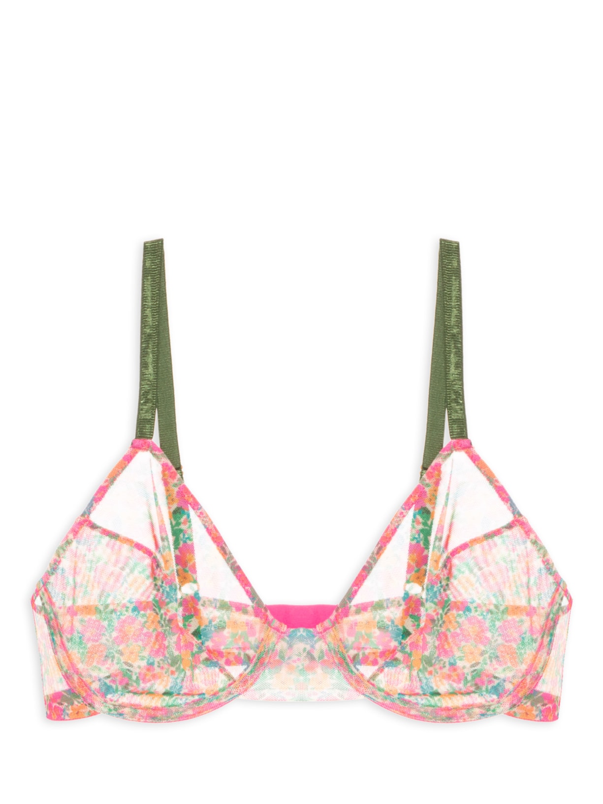 Sutiã Aro sem Bojo Tule Mys - Rosa