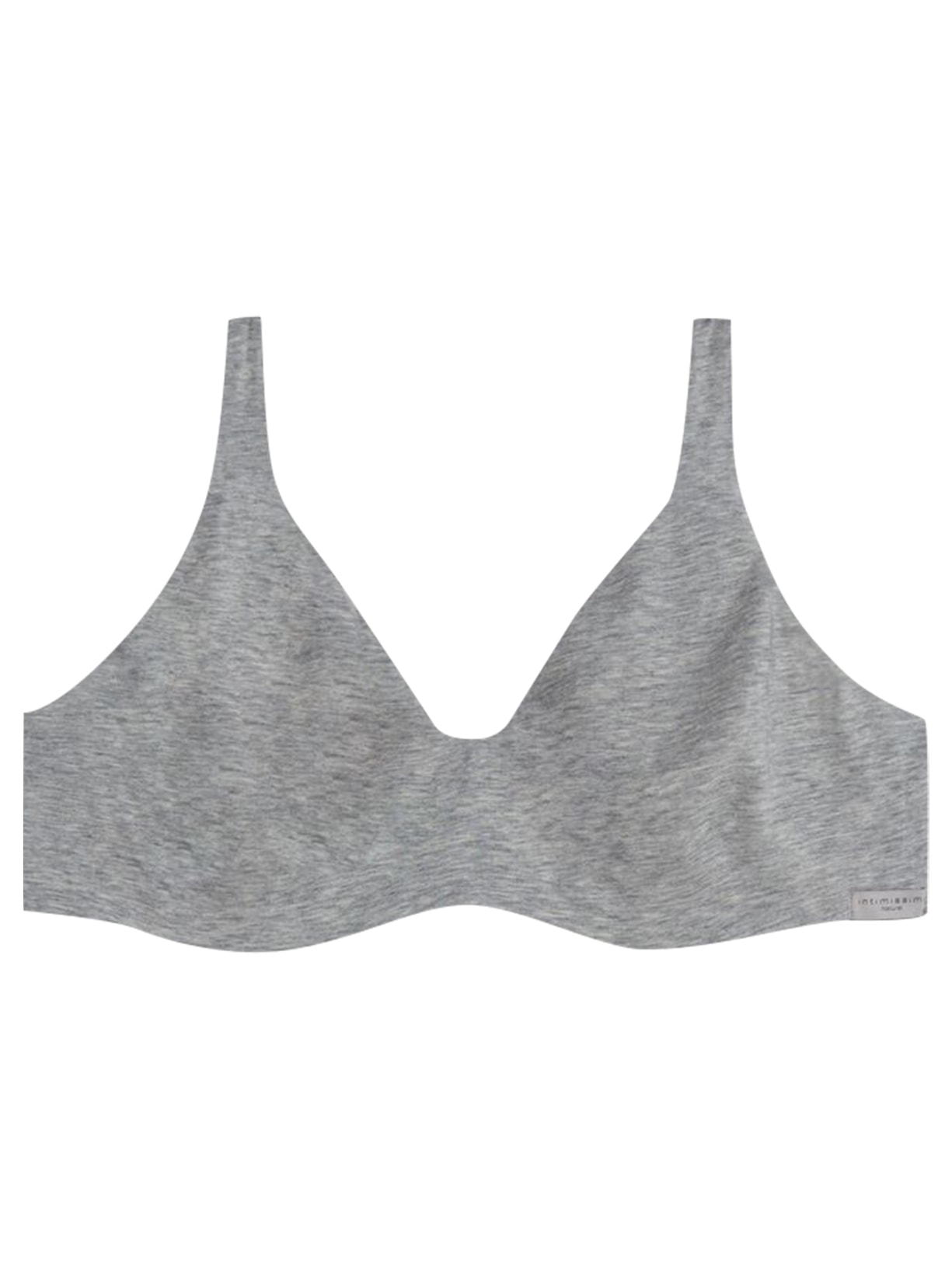 Sutiã Balconet Greta Em Algodão Natural - Cinza