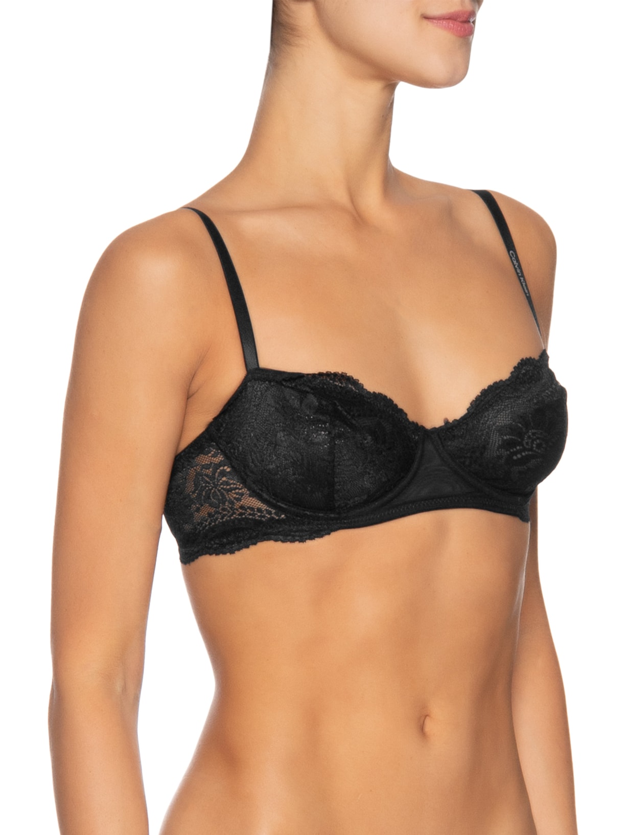 Sutiã Balconet Lace Essential Lingerie Preto Calvin Klein Underwear