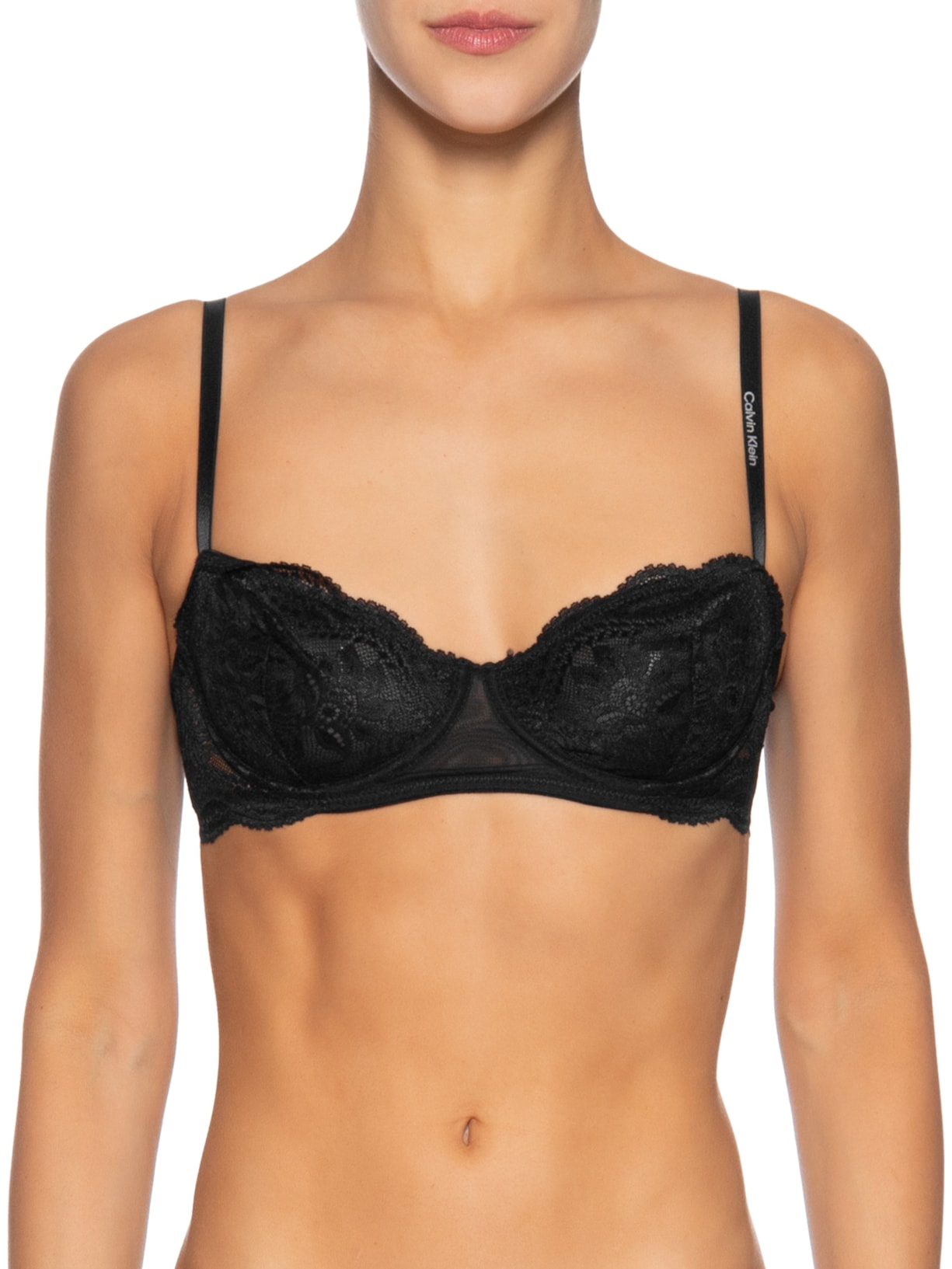Sutiã Balconet Lace Essential Lingerie Preto Calvin Klein Underwear