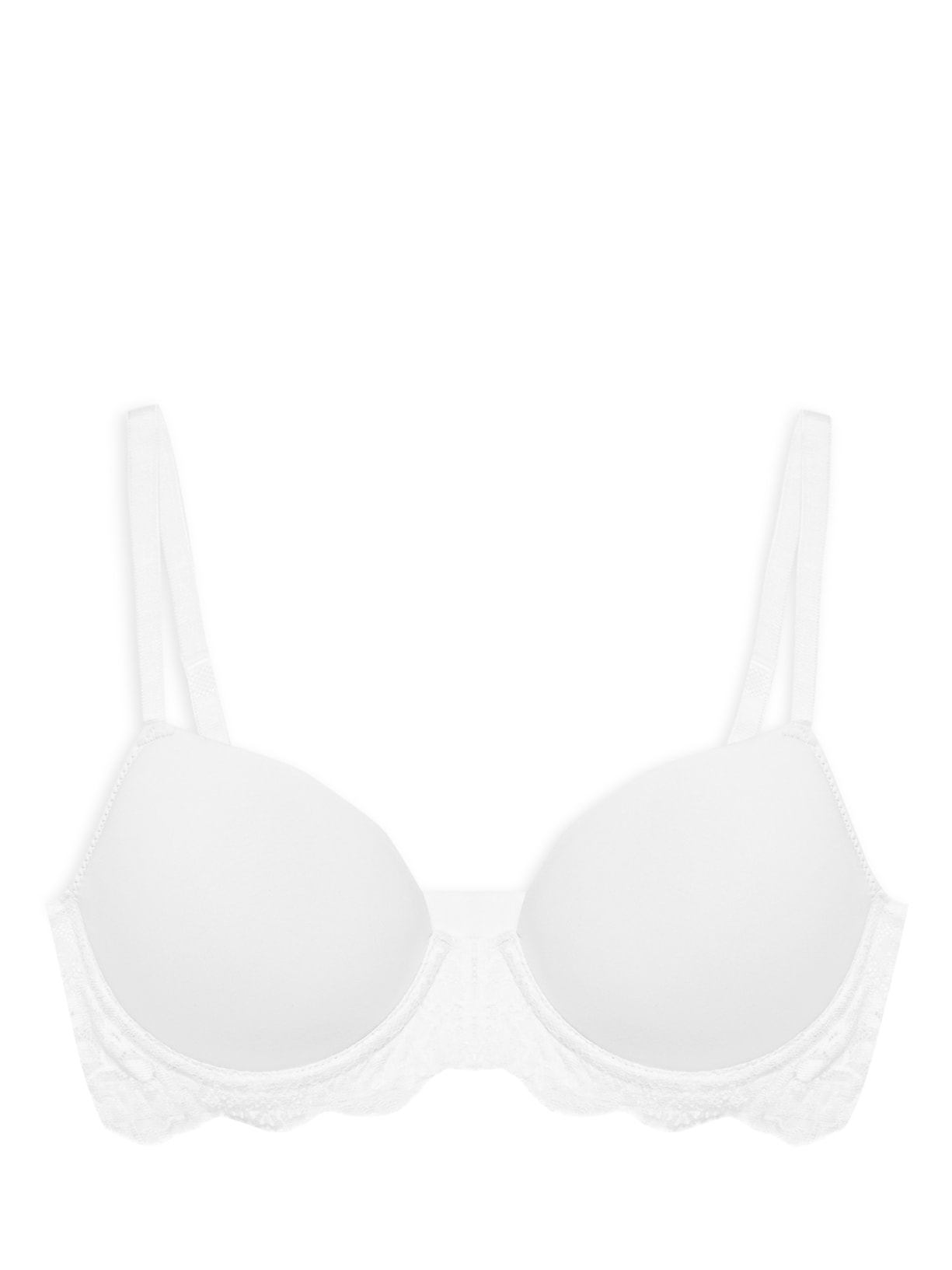 Sutiã Balconet Microfibra Renda - Branco