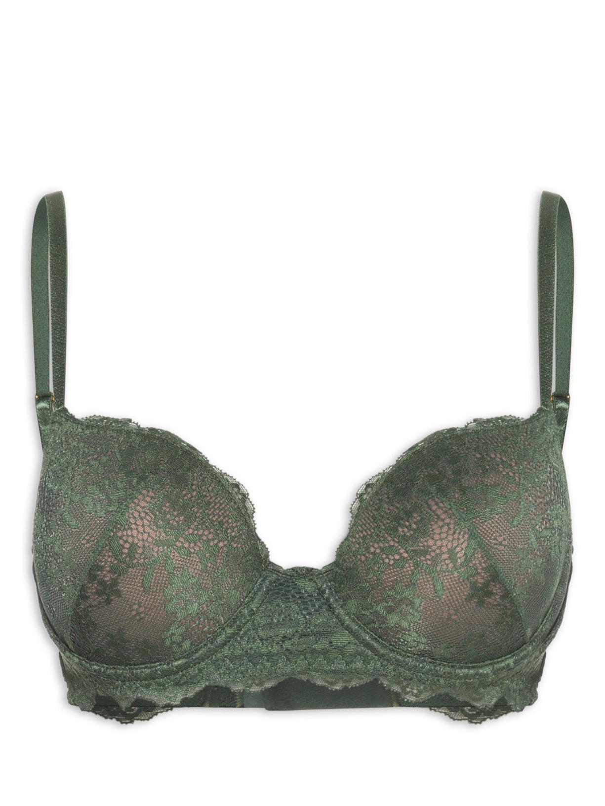 Sutiã Balconet Renda Deep - Verde