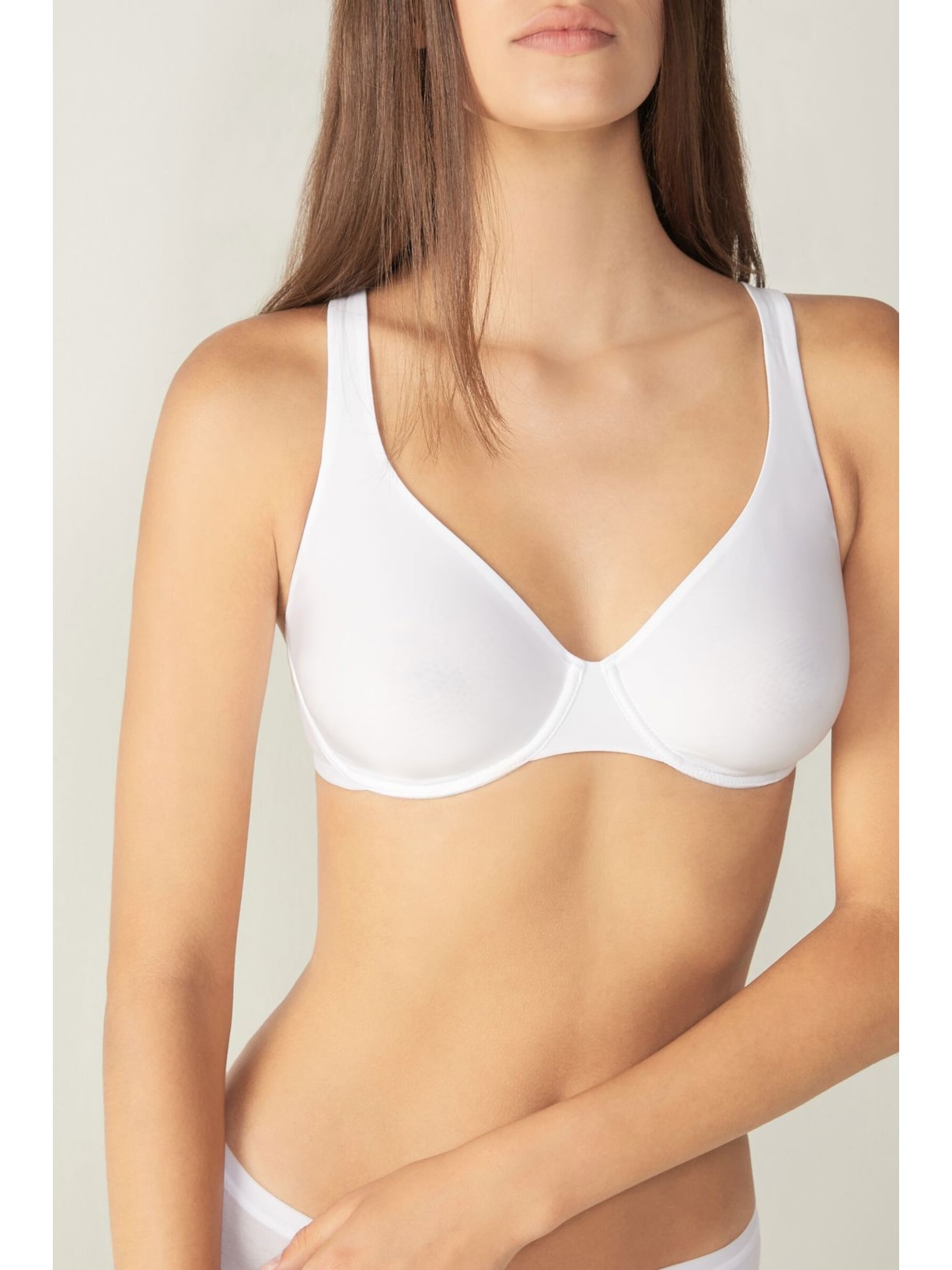 Sutiã Balconet Serena Em Microfibra Ultralight Branco Intimissimi