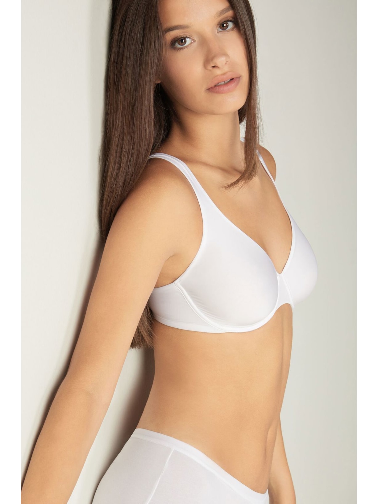 Sutiã Balconet Serena Em Microfibra Ultralight Branco Intimissimi