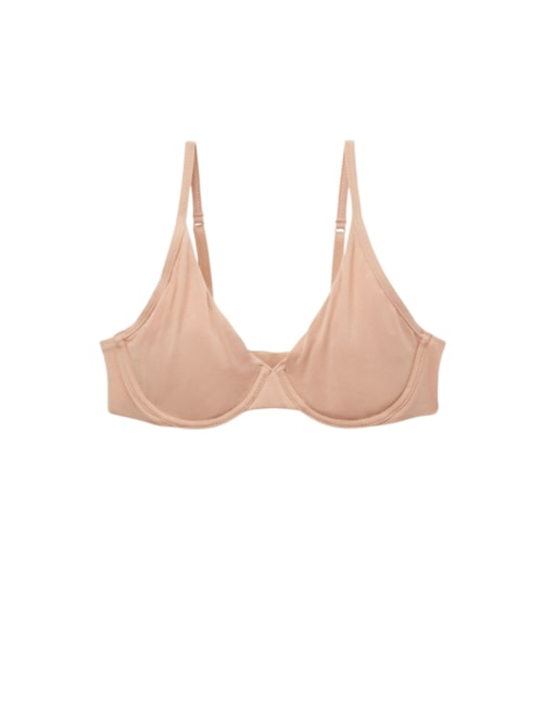 Sutiã Balconette Amalia Em Algodão Ultralight - Bege