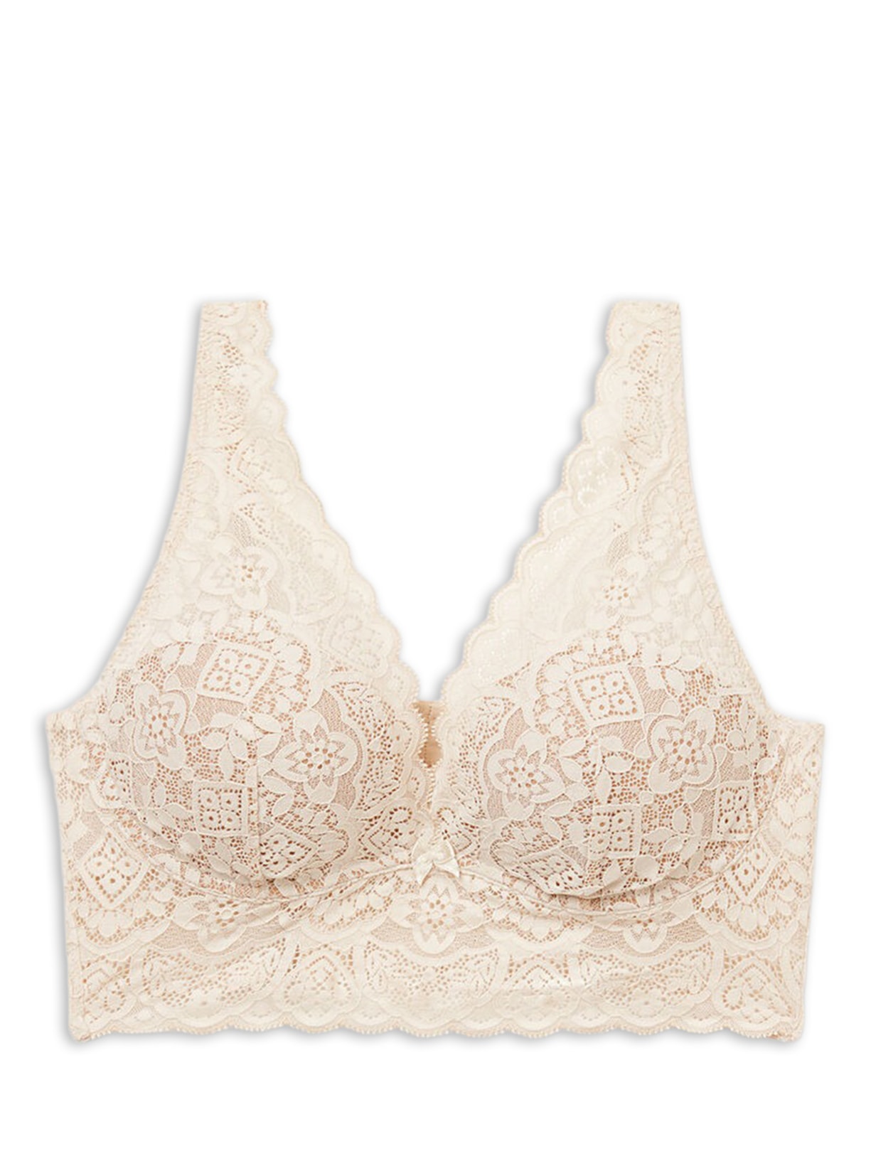 Sutiã Balconette Asia Em Renda Off-White Intimissimi